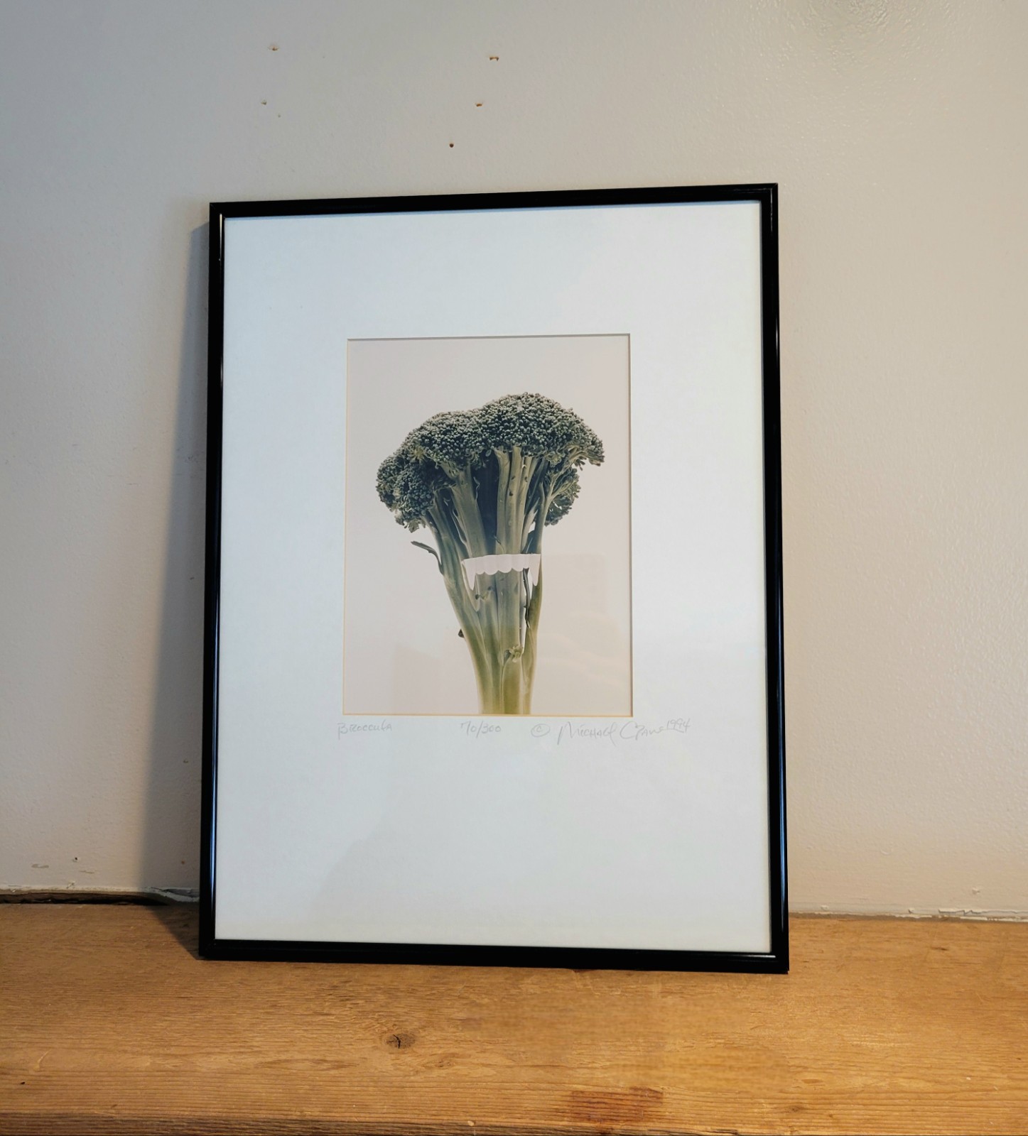 Michael Craven Fine Photography “Broccula” 1994 Signed Framed 70/300 Print 1998