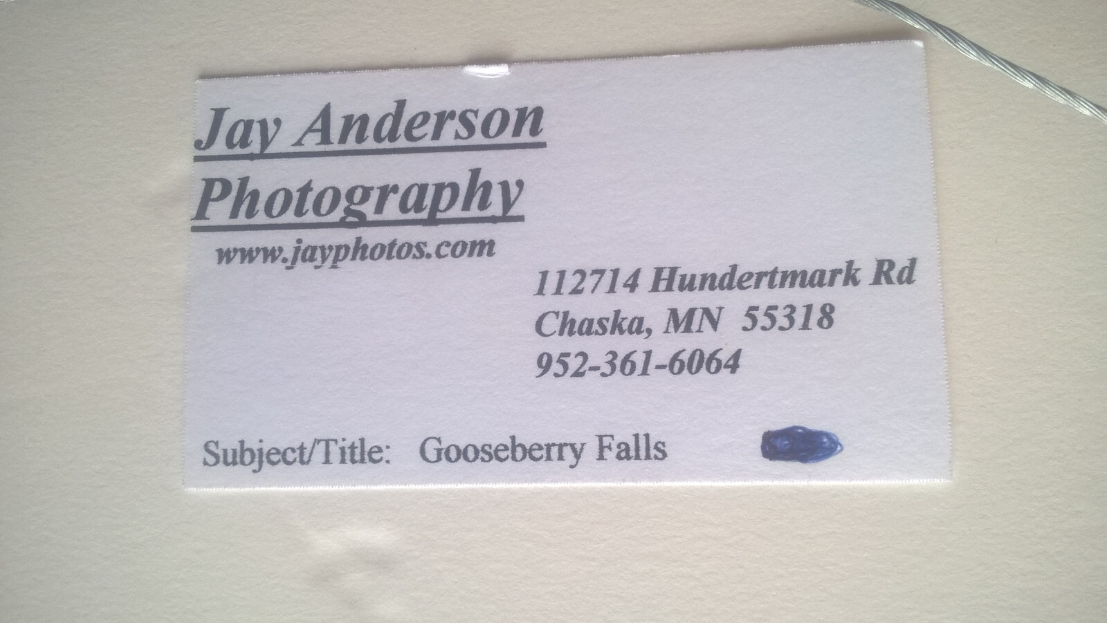 Jay Anderson Photograph Minnesota Gooseberry Falls Framed Art Forest Waterfall
