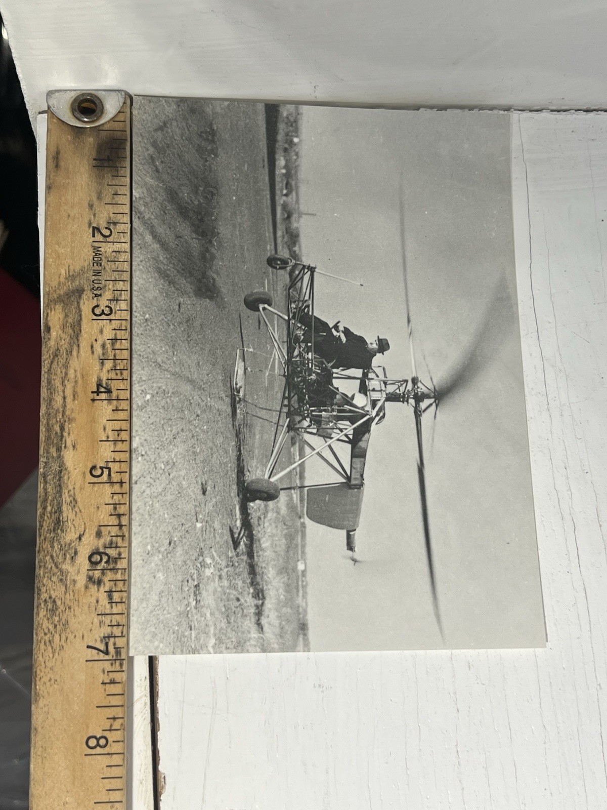 Aviation Pioneer Igor SIKORSKY Piloting The Vought-Sikorsky VS-300 Helicopter