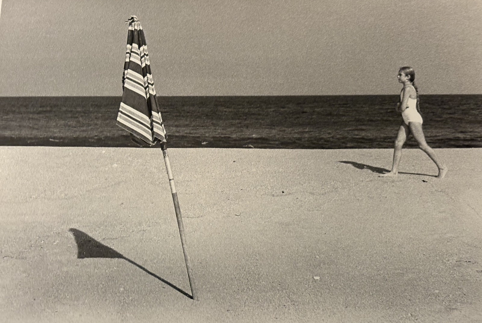 Litlle Girl Walking on a N.J. Beach 12 x 16 Photograph-1988?-Mark Bugzester