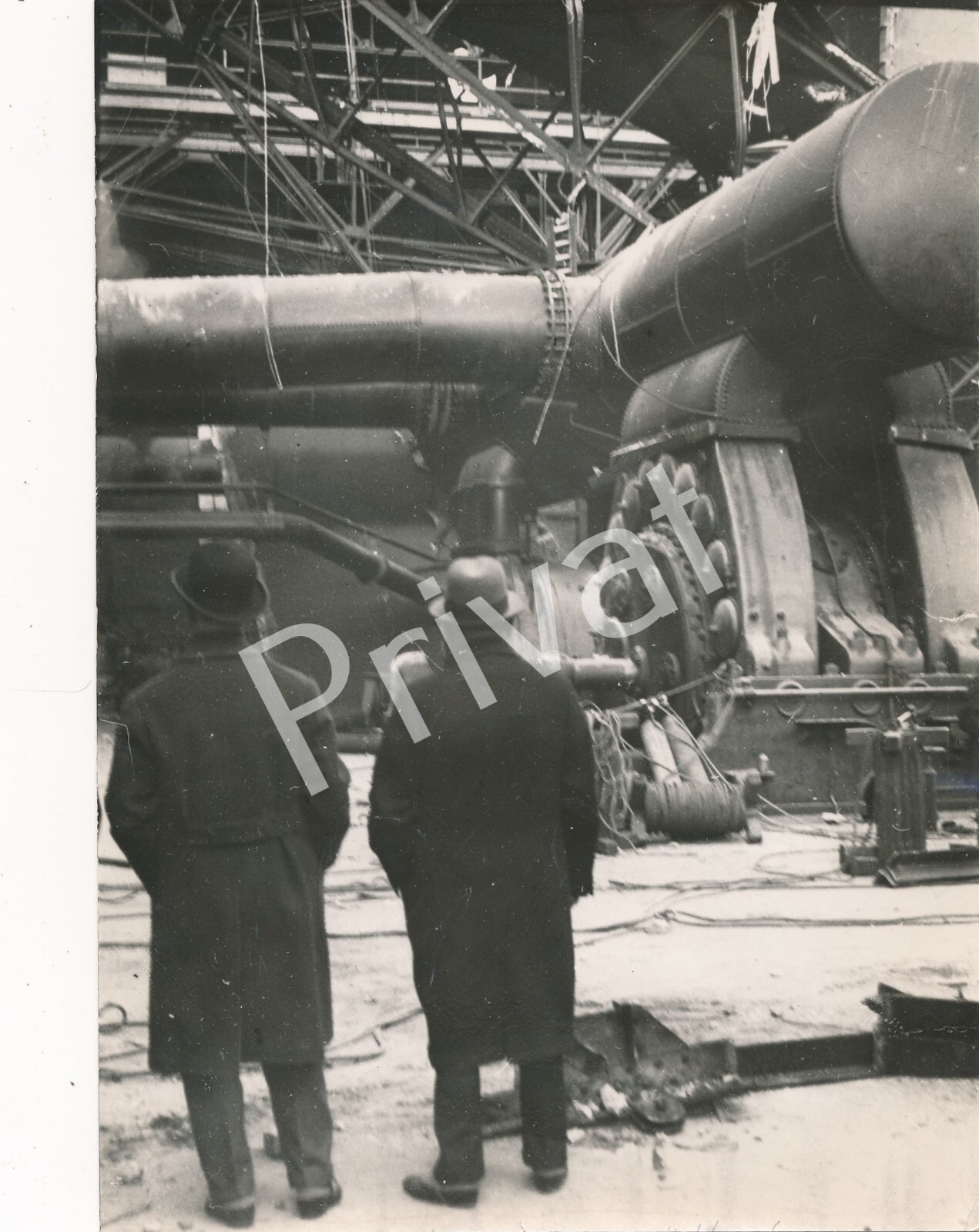 Photo Gasometer Explosion Ironworks Ruins Neunkirchen Saarland 1933 M1.00