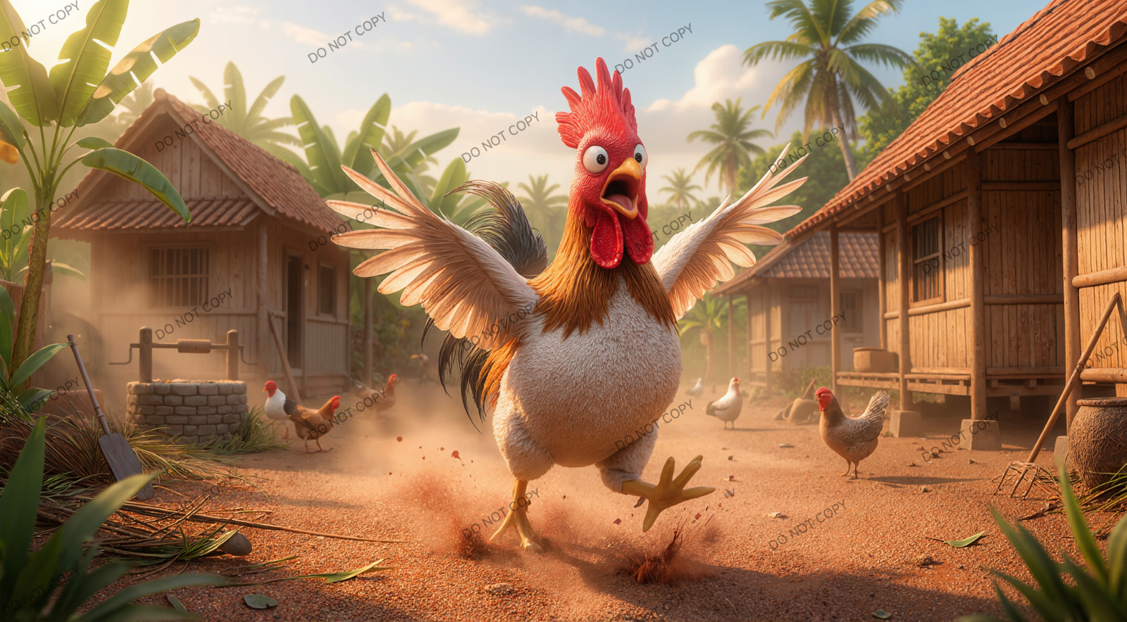 Digital Image Picture Photo Wallpaper Background Desktop Rooster AI Art Products