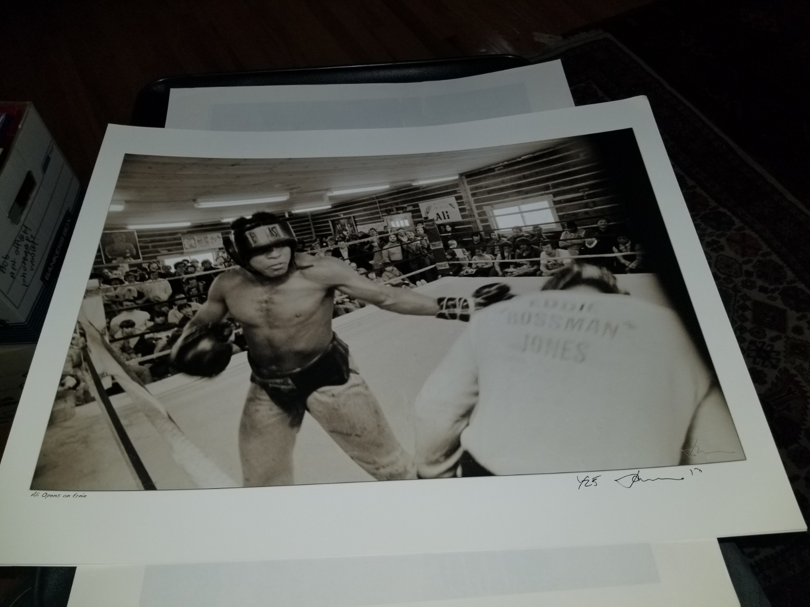 Muhammad Ali: “Ali Opens on Ernie” – Limited Edition Print #1/25