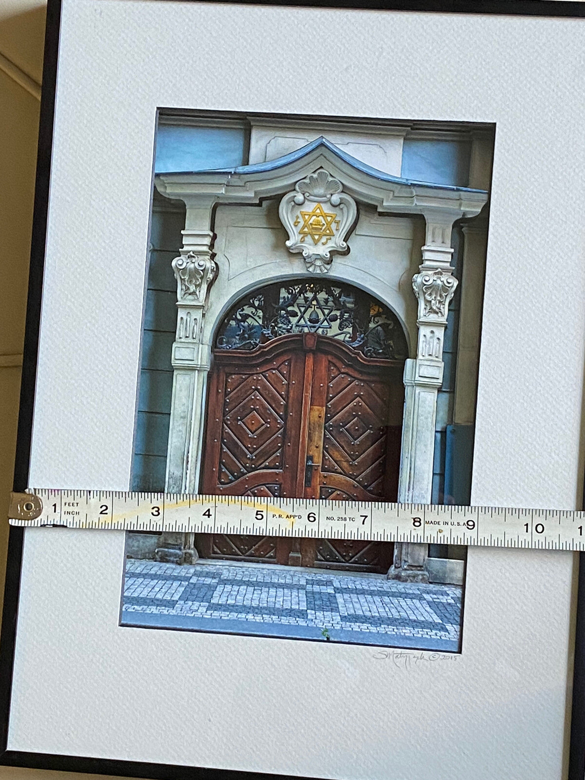 2015 3D Scott E. Matyjaszek Signed Artephax Framed Art Josefov Synagogue