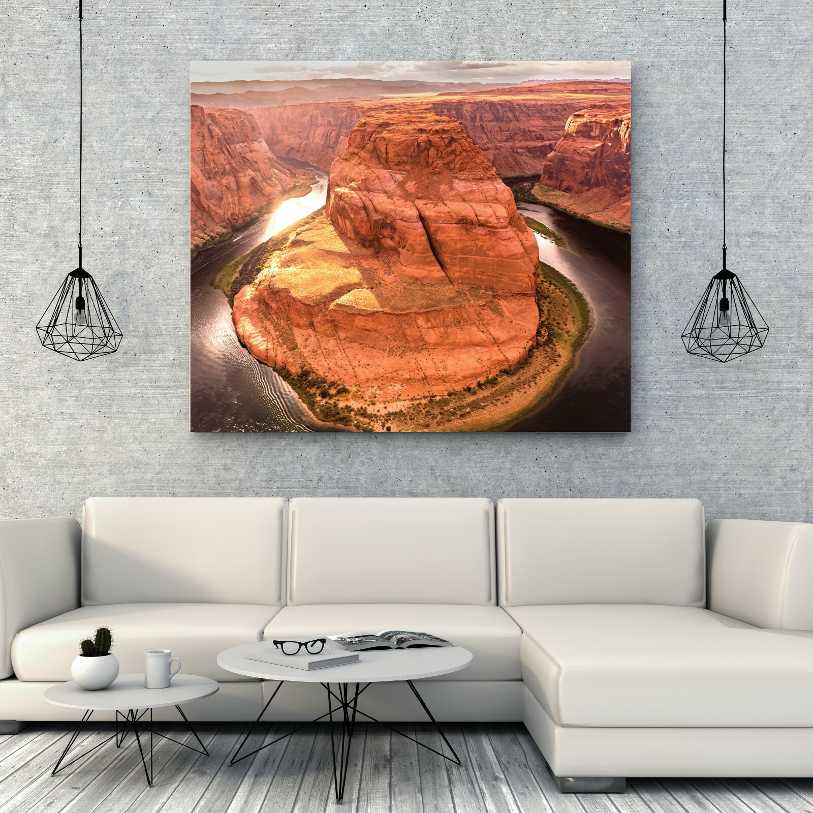 Horseshoe Bend Photography, Arizona Wall Art Decor, Sunset at Horseshoe Bend