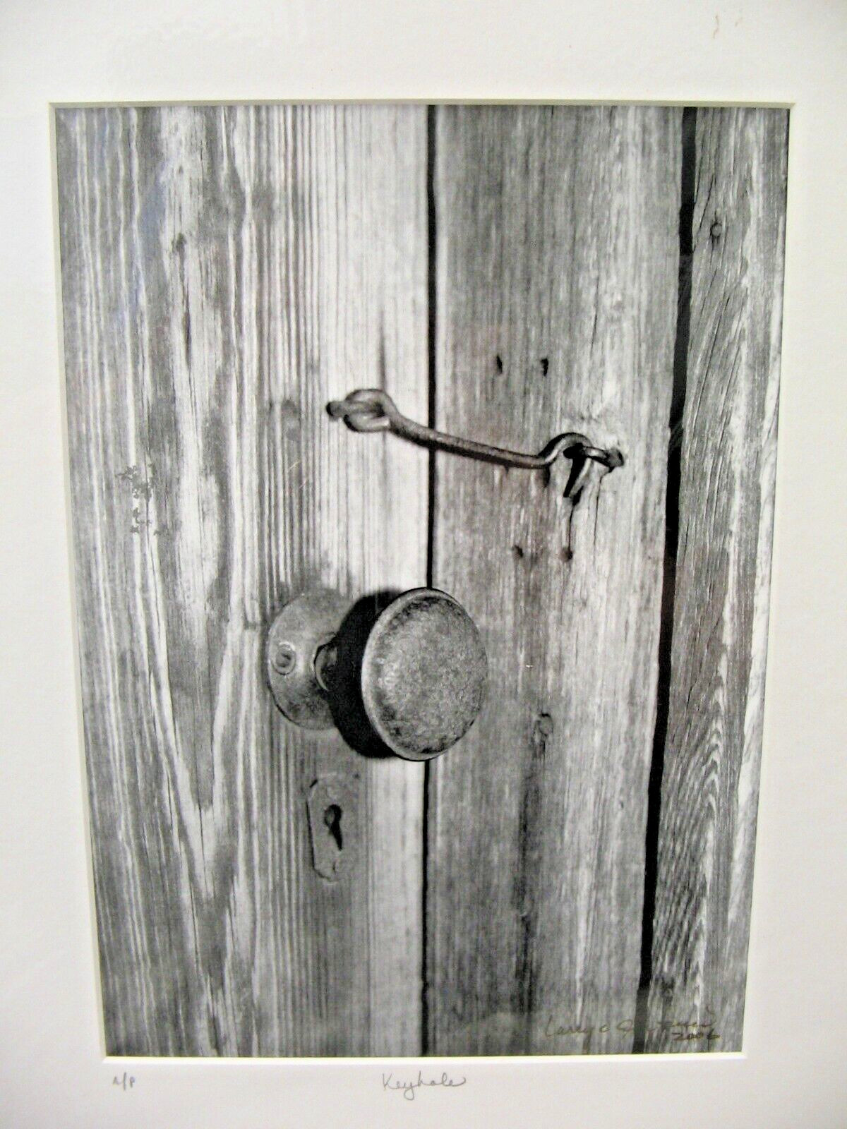 ART PHOTOGRAPHY Keyhole Artist Proof B&W Matte Paper 16×20 By Larry Santucci