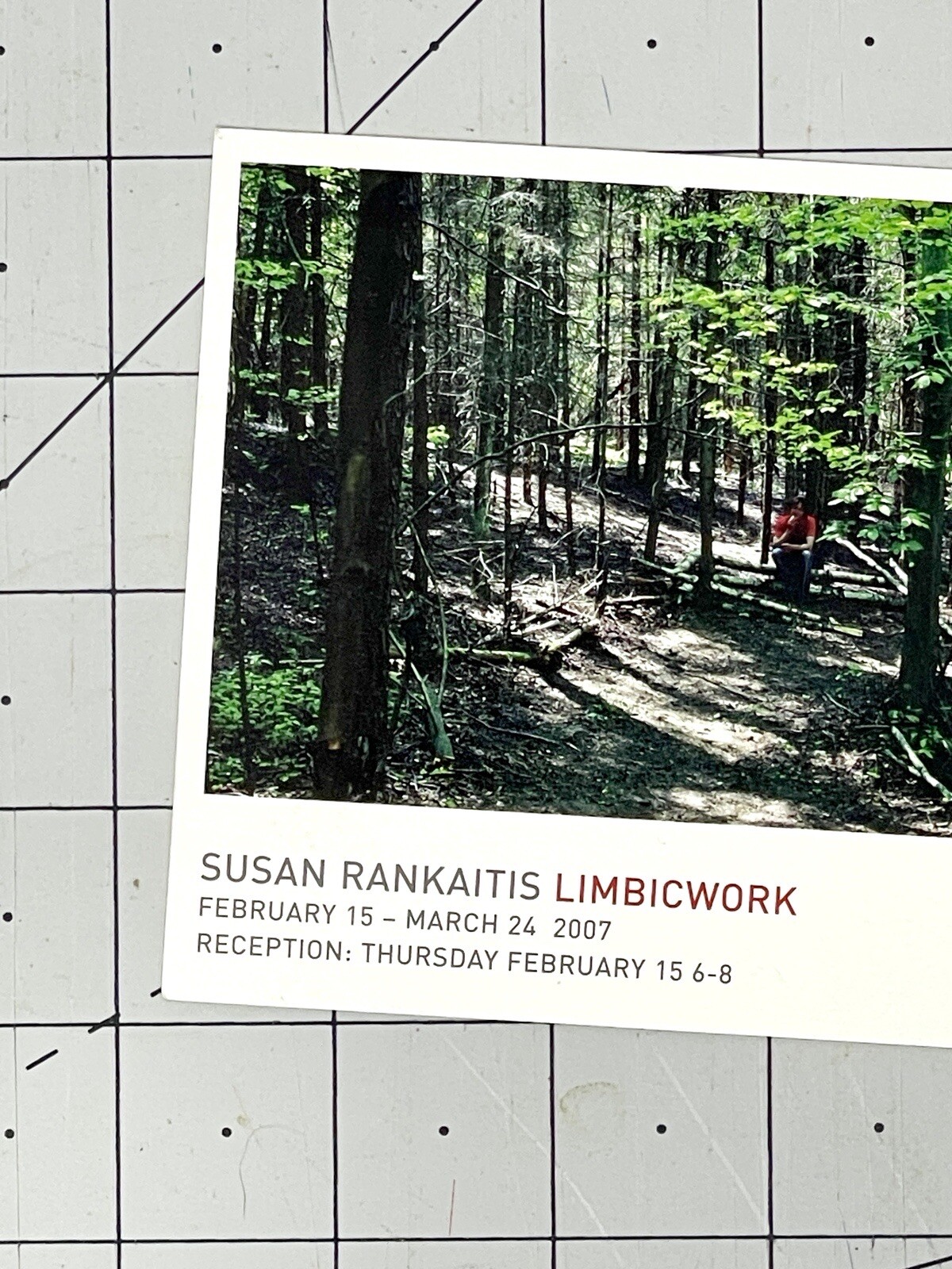 Susan Rankaitis (b. 1949) Art Announcement Card 2007 – Limbicwork