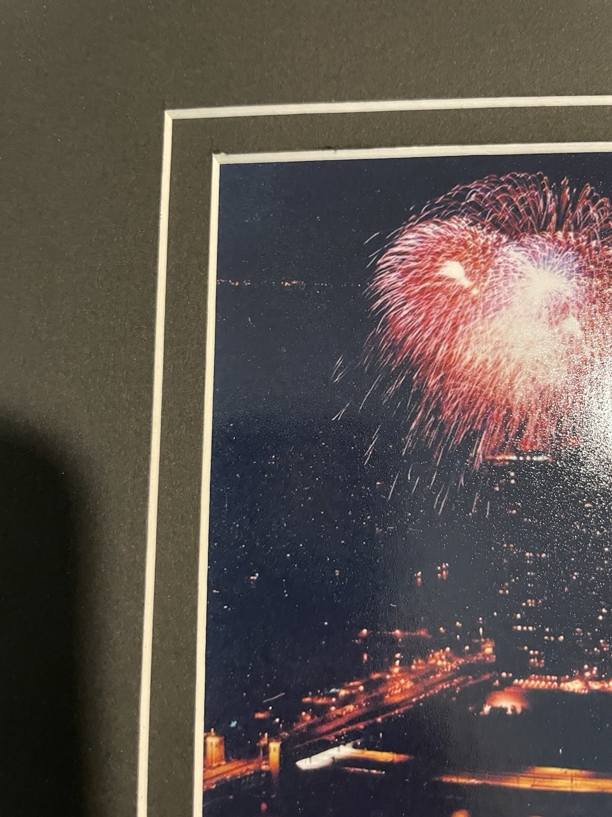 Signed Numbered Photograph, Downtown Fireworks, Chicago IL, By James Rasmussen