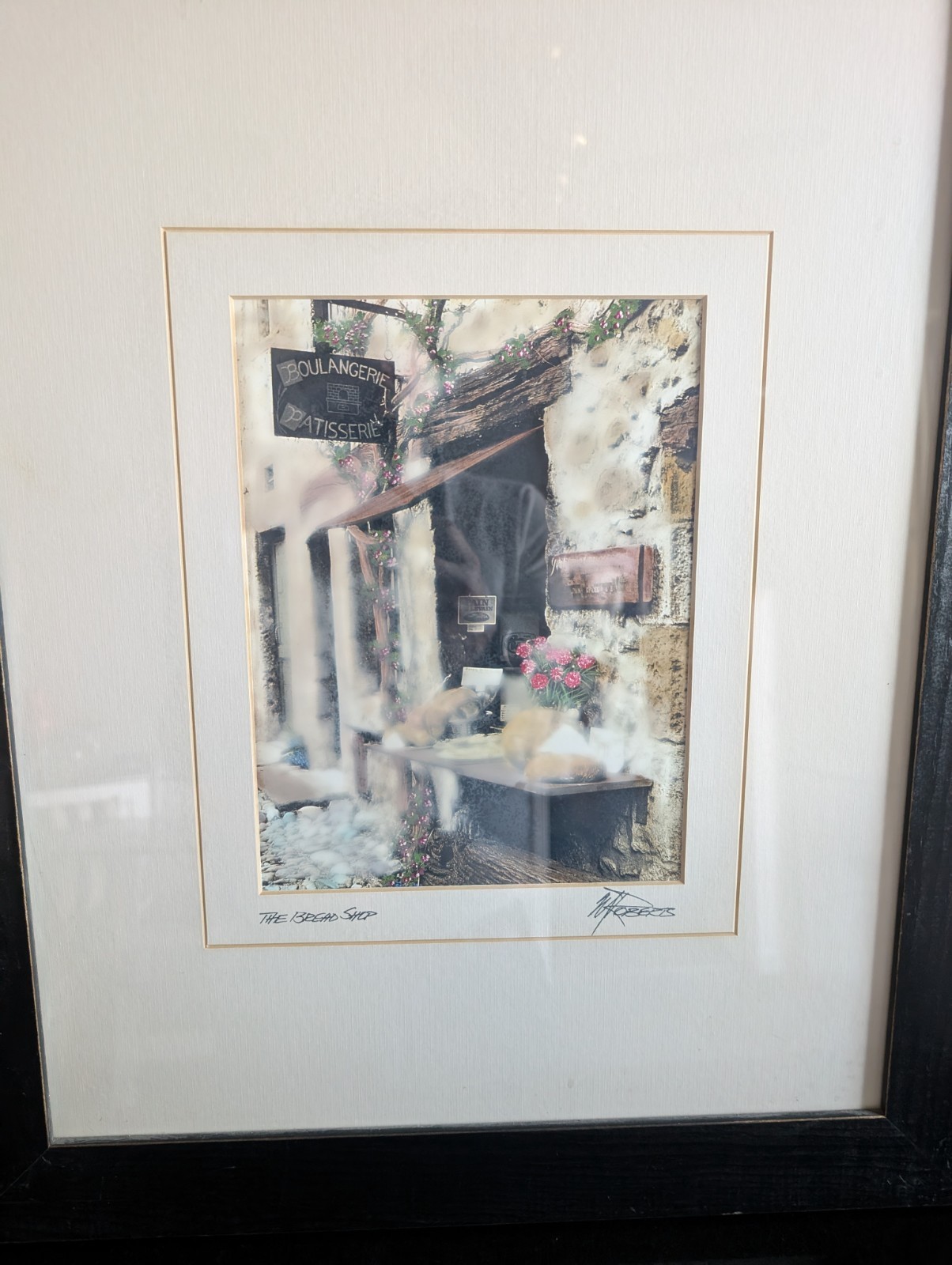 Martin Roberts Framed Signed Photo “The Bread Store”