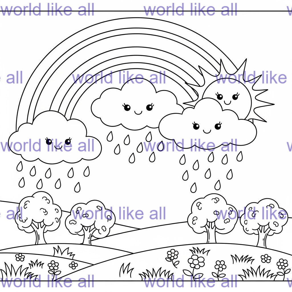 68 Kids mix Coloring Pages Printable Bundle | Digital Download