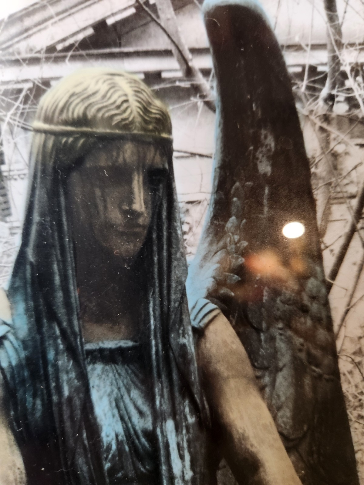 Original Hand-colored Photography By Garry Seidel, “Dark ANGEL” #17/195