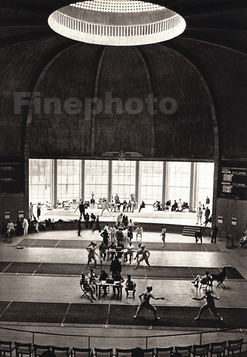 1936 Vintage 11×14 OLYMPICS Germany FENCING Epee Foil Saber Photo Art PAUL WOLFF