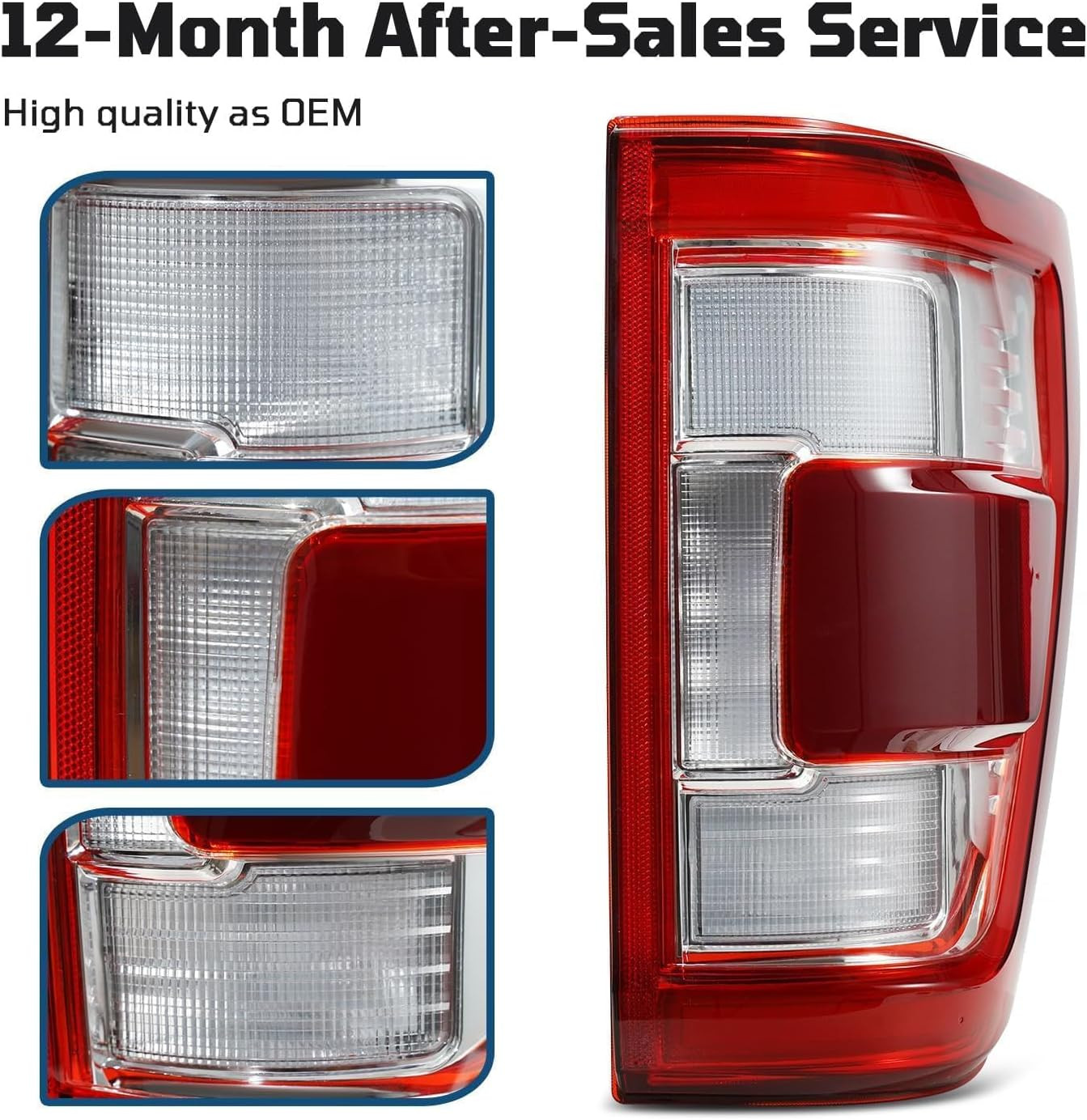 LED Tail Lights Compatible with 2021-2023 Ford F150 King Ranch Lariat Limited Pl