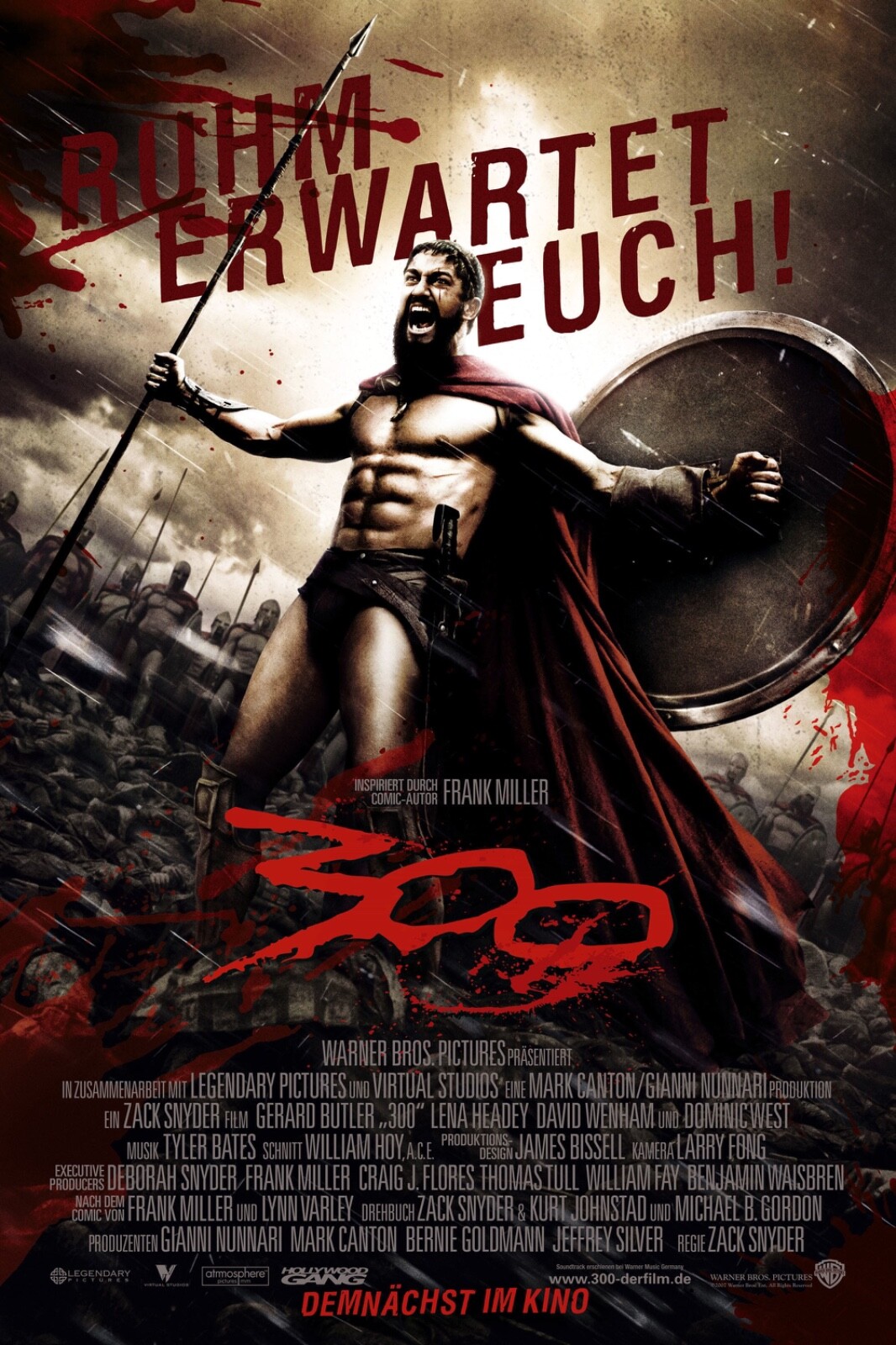 MOVIE PHOTO – 300 (2006) – GLOSSY FINISH – 15X10CM – NEW