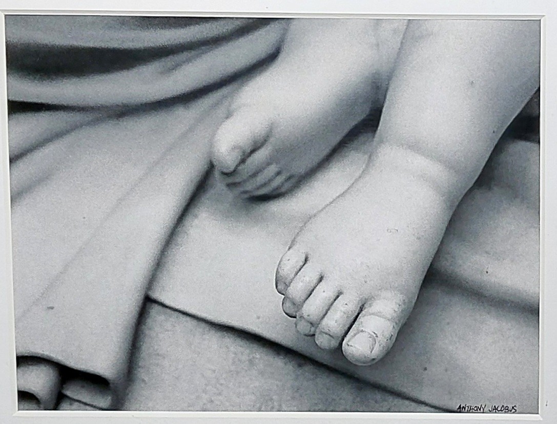 Anthony Jacobus Fine Art Photography Baby Feet Framed Monochrome Black White…