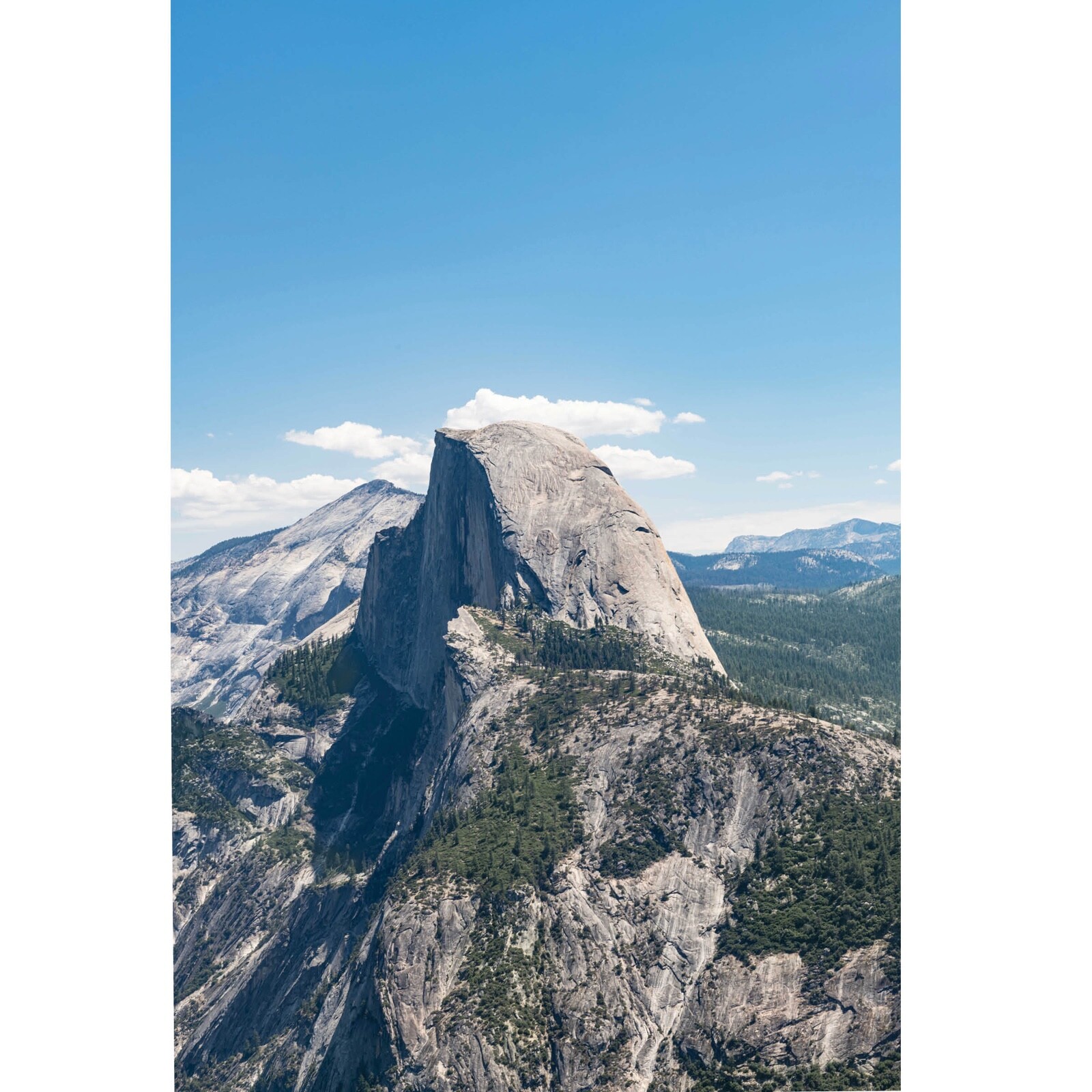 Half Dome Yosemite Glacier Point Wall Print, Yosemite National Park Photography