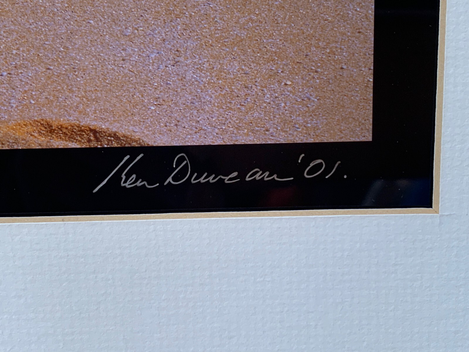 LARGE KEN DUNCAN SIGNED PANORAMIC PHOTOGRAPH REFUGE FOUND SEASCAPE AUSTRALIA COA