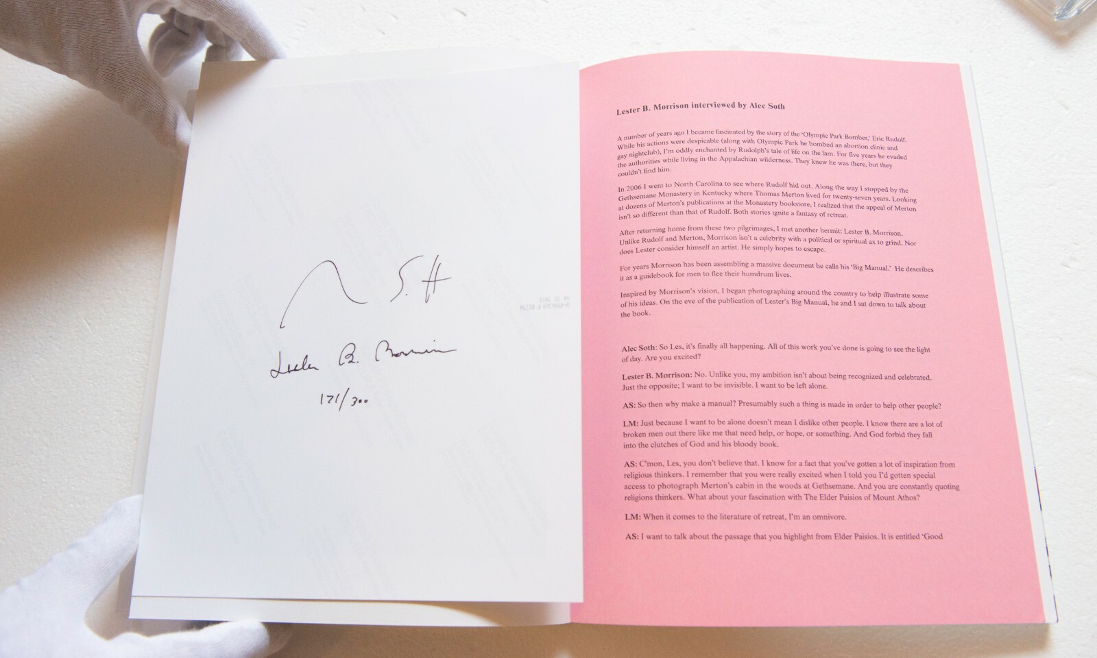 Alec Soth, Broken Manual, First Edition. SIGNED COPY LTD EDITION No.1XX/300