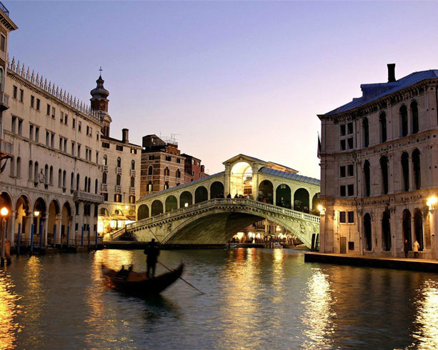 GRAND CANAL of Venice Italy Glossy 8×10 Photo Print Poster Riatto Bridge