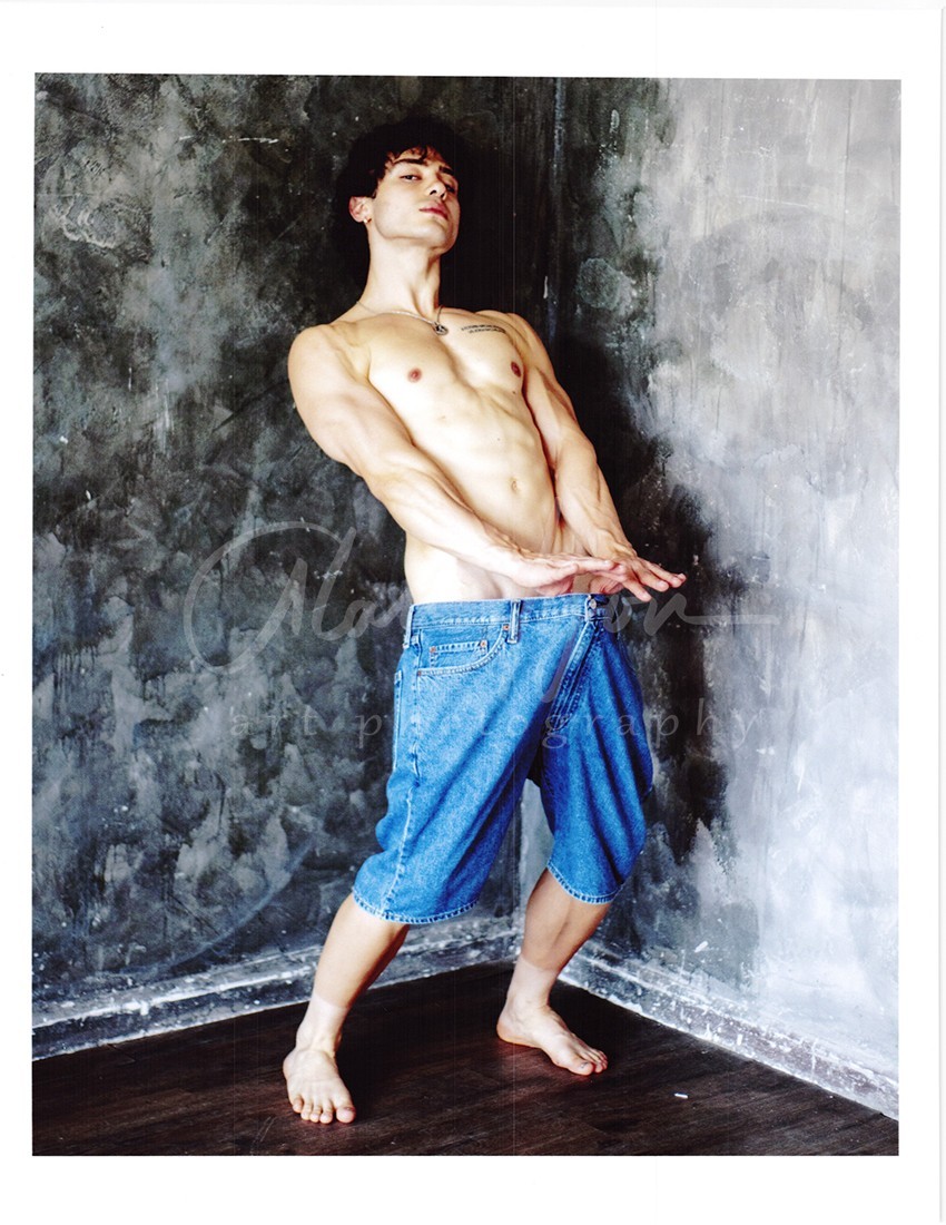 11 X 8.5 Alan Lyon Original Male Photo gay interest (9) Josh shorts