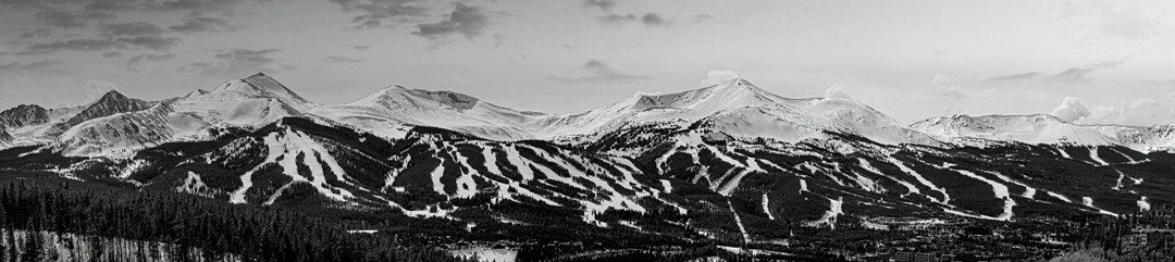 Breckenridge Ski Resort Colorado Landscape Photograph Wall Art Poster Print