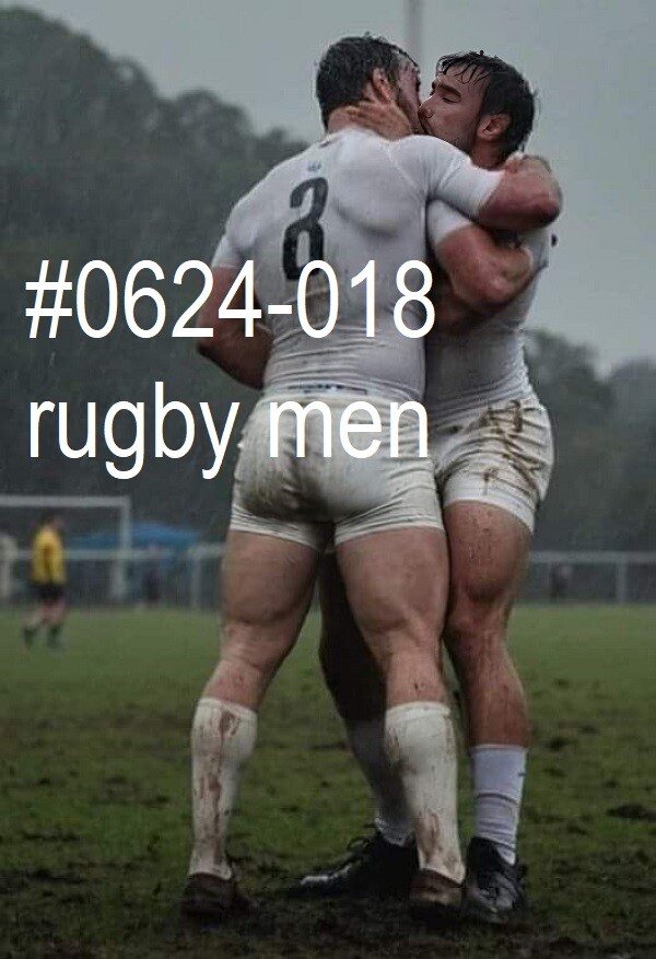 MALE PORTRAIT #0624-018 -athletes series-rugby men- free shipping usa