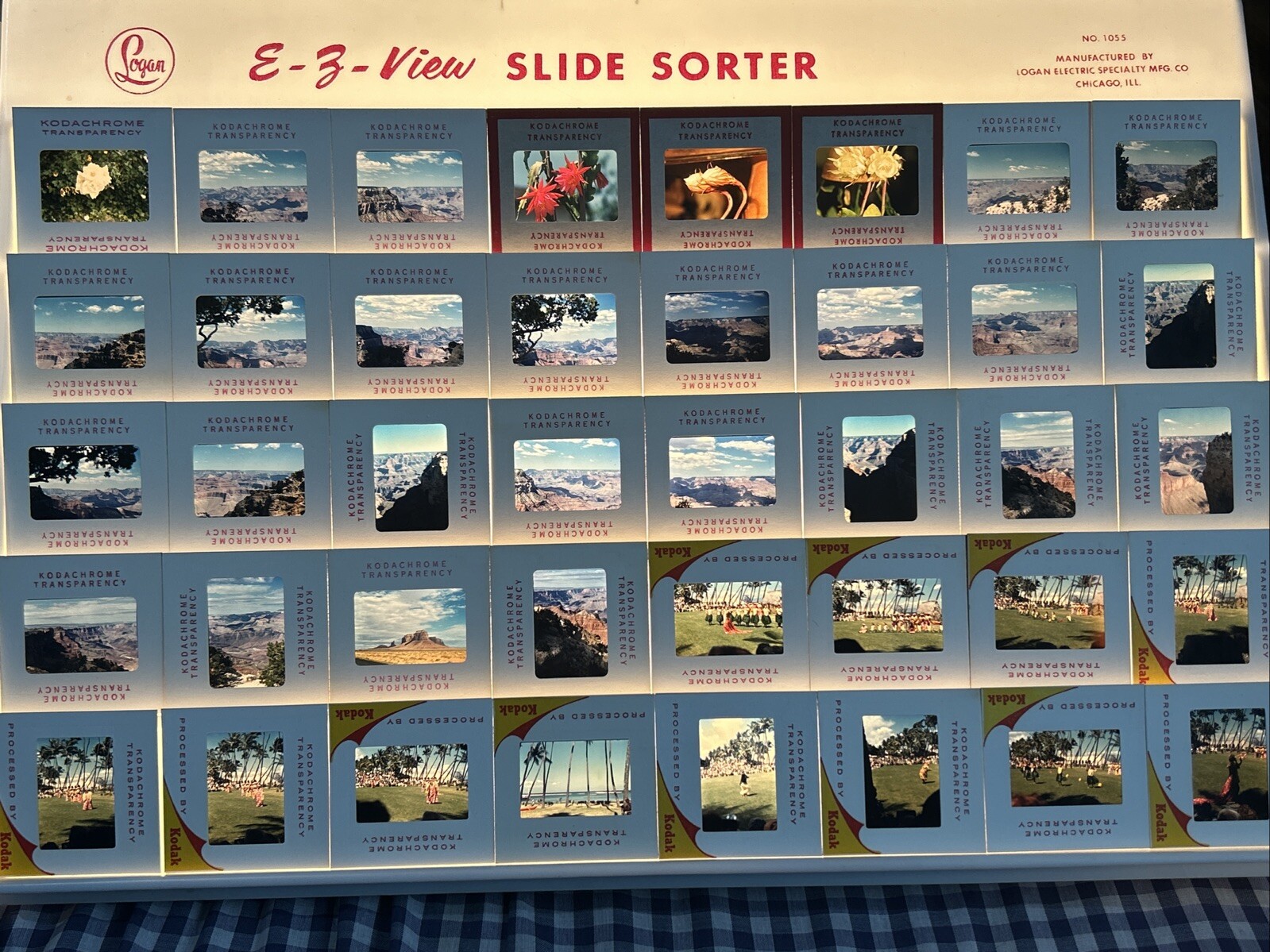 Kodachrome Lot Of 40 1960’s Grand Canyon And Hawaii Trip 35mm Color Slides