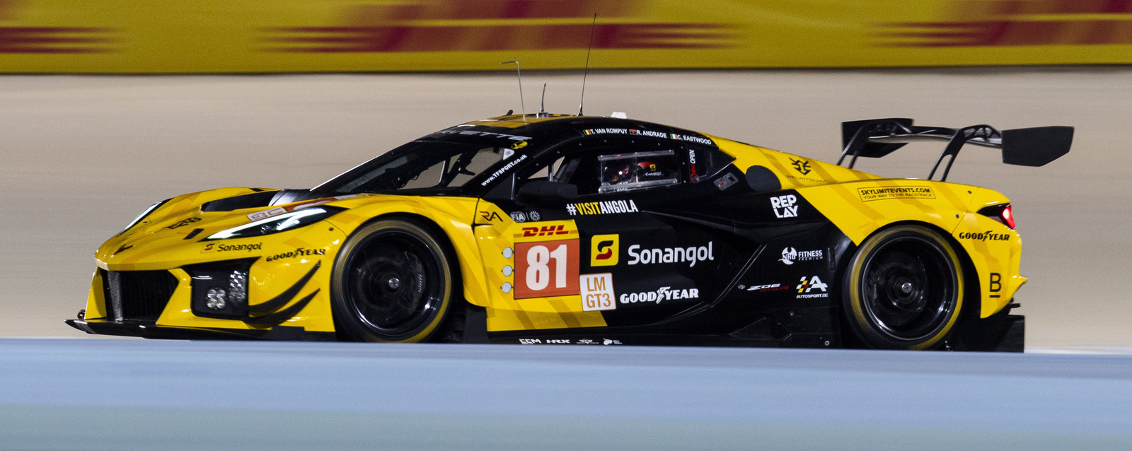 Chevrolet Corvette Z06 GT3.R 5.5L V8 #81 3rd 2025 LMGT3 Class 24h Le Mans in 1:1