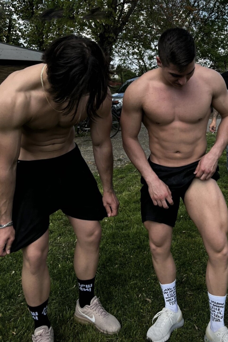 [H369] Handsome Man Cute Male Model Showing Off Body Physique Art Photography
