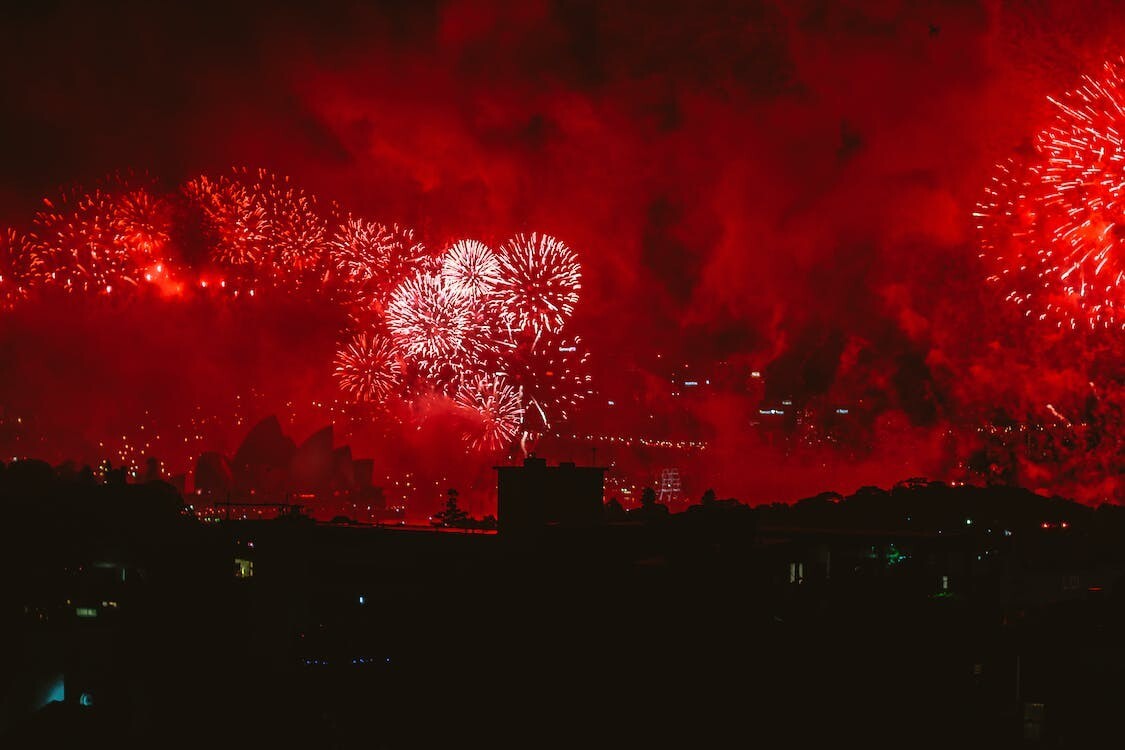 Digital Image Picture Photo Pic Wallpaper Background Red Screen Fireworks 53