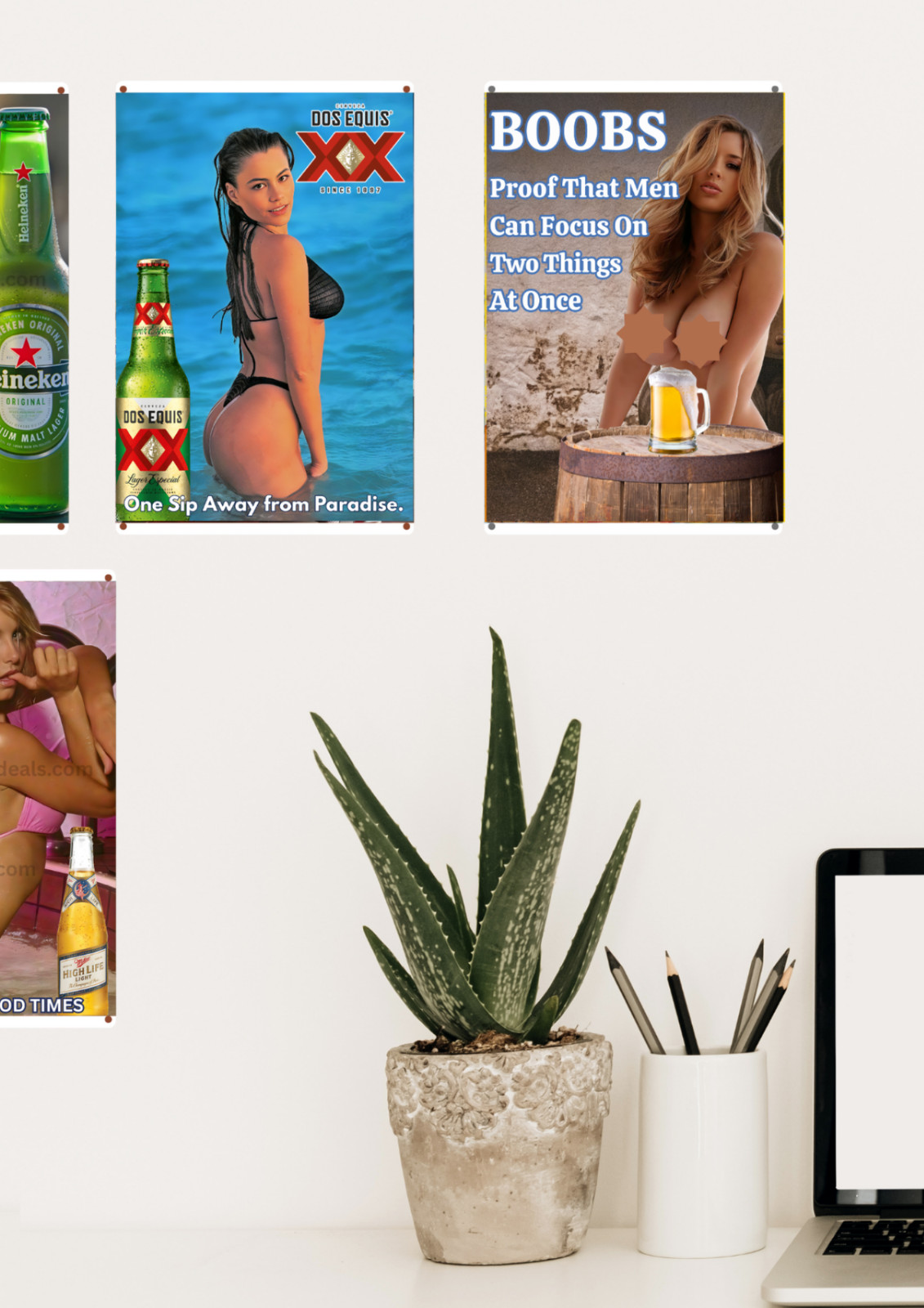 Yuengling Black Beer Metal Poster Sign Sexy Girl Wall Art Man Cave Decor Read De