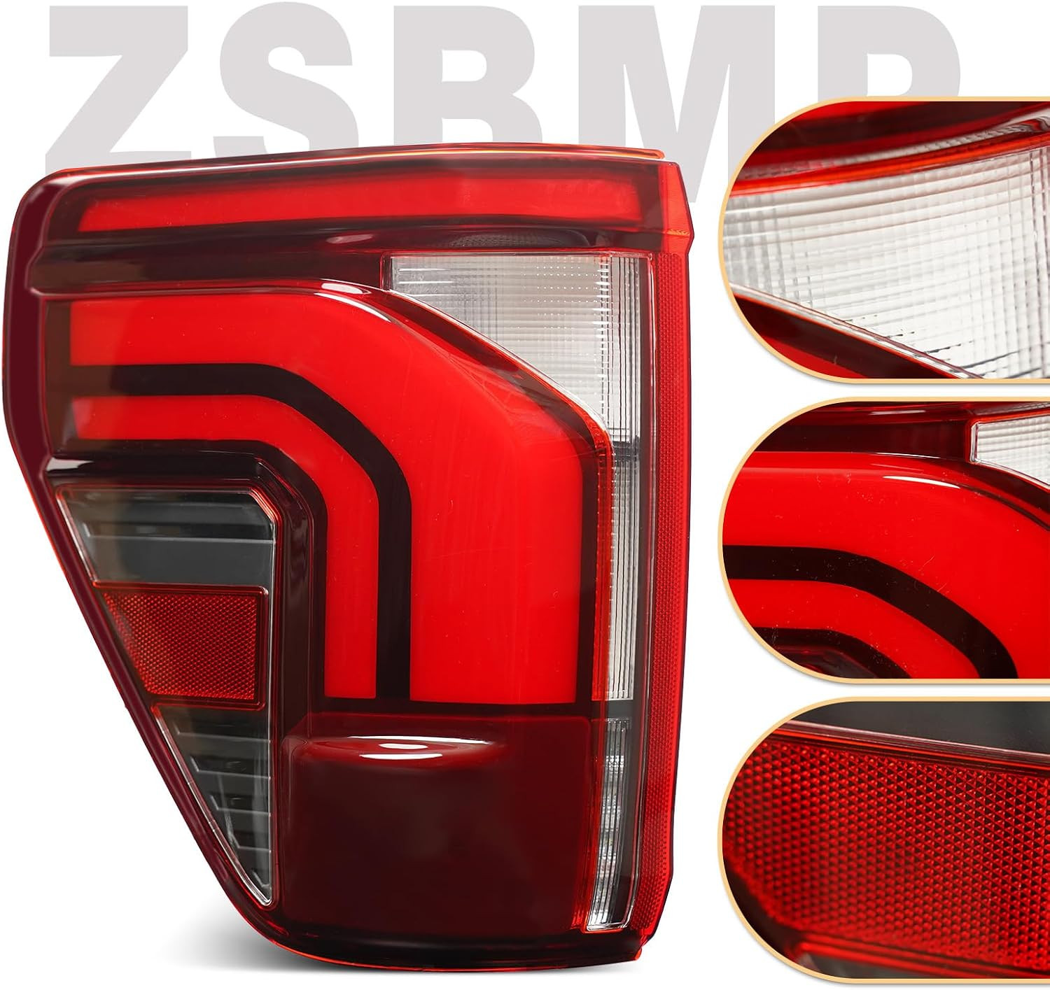 LED Tail Light and Upgrade Wiring Harness Compatible with 2021 2022 2023 2024 20