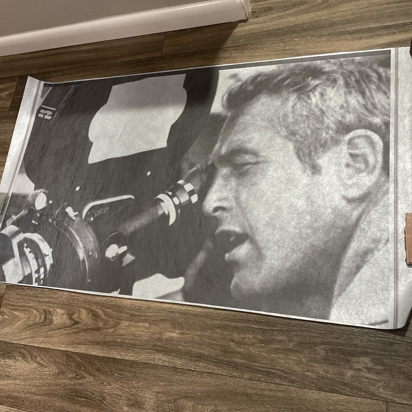 Vintage Paul Newman Movie Photo Original 1971 Studio Proof Hollywood Print Large