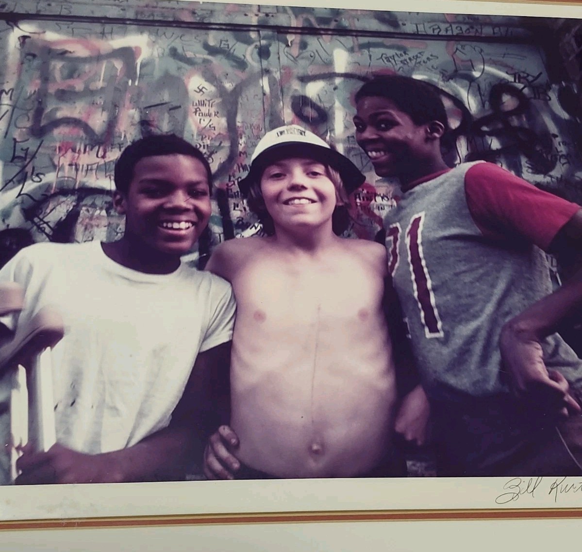 Vtg 1979 Bill Kurtis Limited Edition Photograph “Pals” – 24/95 – Chicago Teens