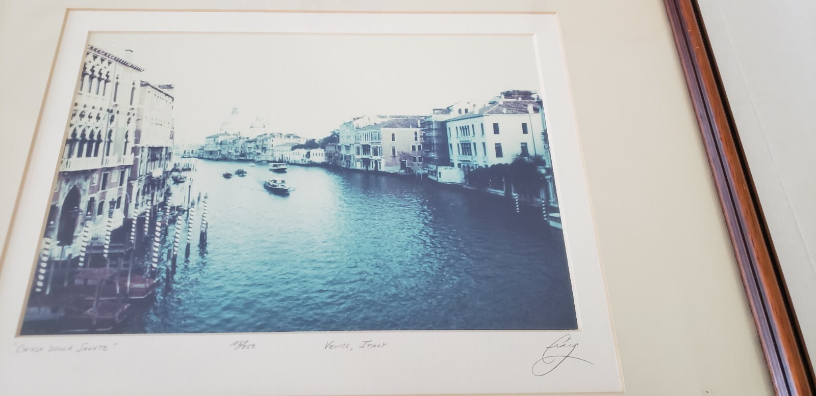 Venice Italy Vintage Photo Dennis Craig Rosen Ltd Edition 185/350 Artist Signed