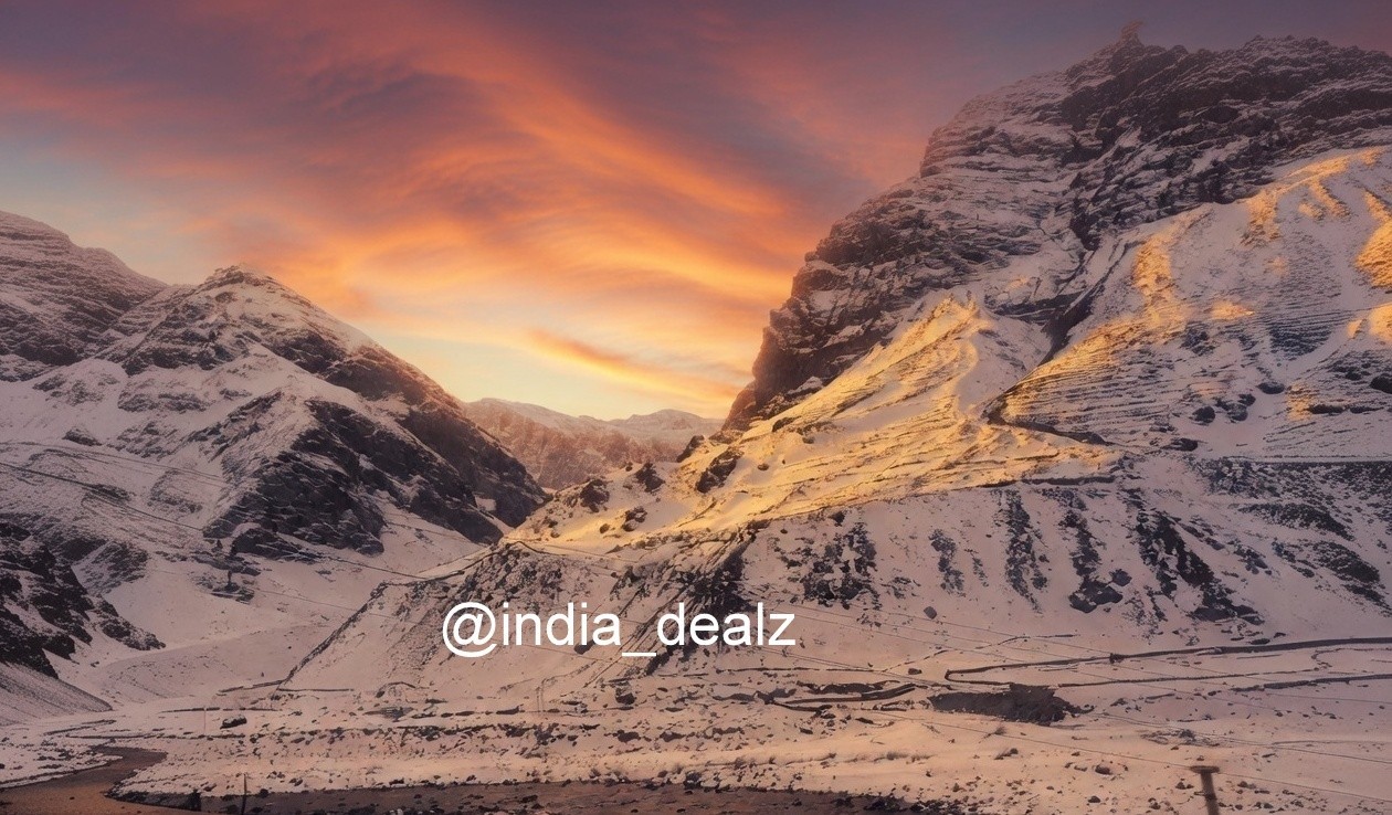 Photo Digital Wallpaper Image Picture Background Mountains Snow Aerial Sunset