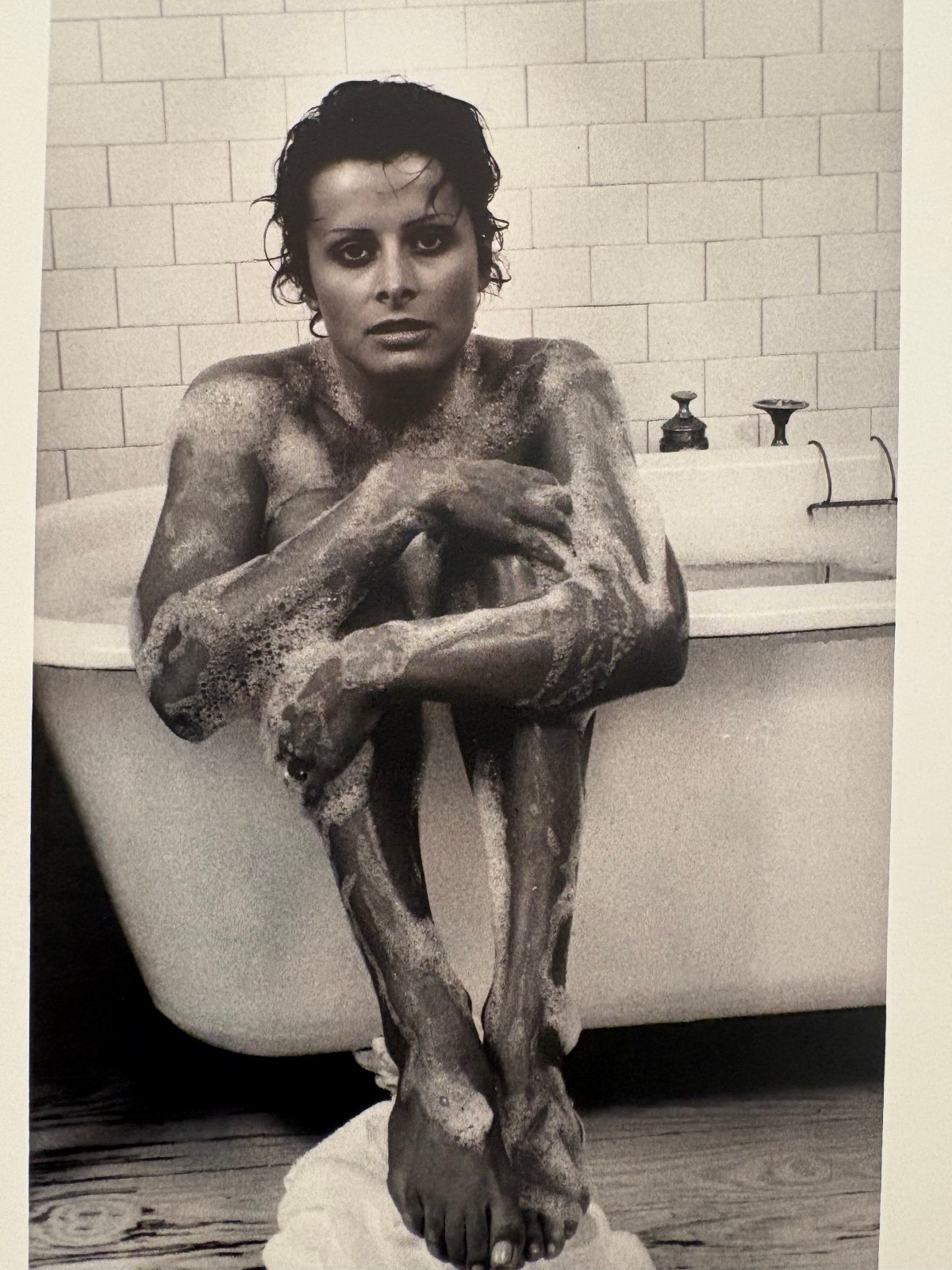Woman in a Bath Tub-Archival Digital Pigment Print Photograph-80s-Mark Bugzester