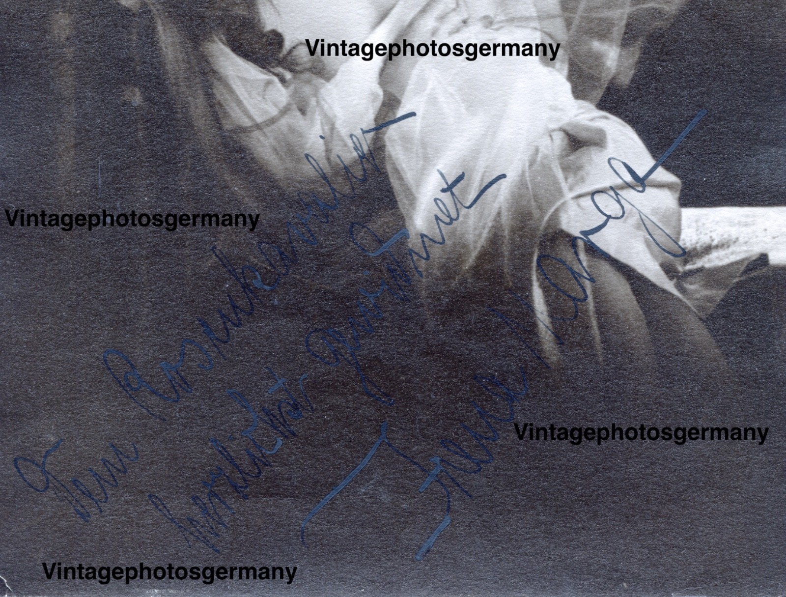 G2016 Photo Circa 1920 Actress Irena Marga Autograph Dedication Film