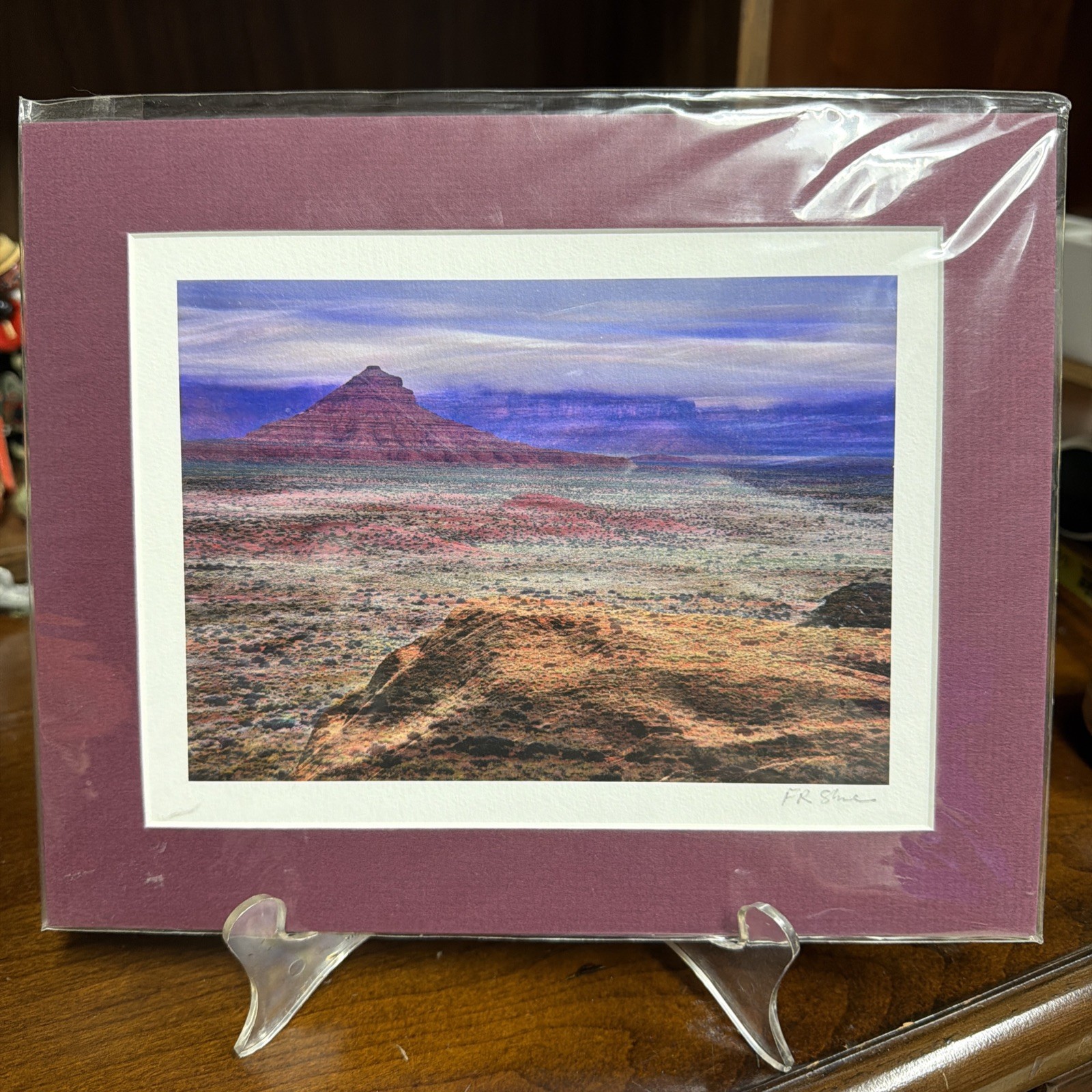 Limited edition b/w photographic print of Peeples Valley AZ by Fredric Shore