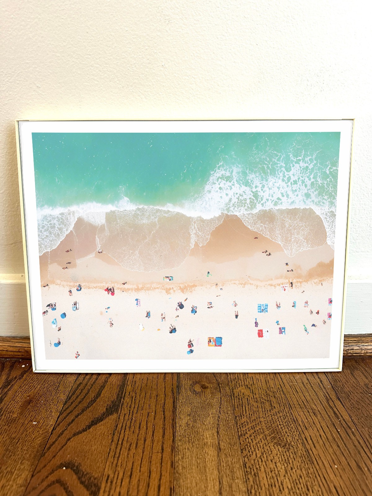 Aerial Beach Print 11×14 Framed