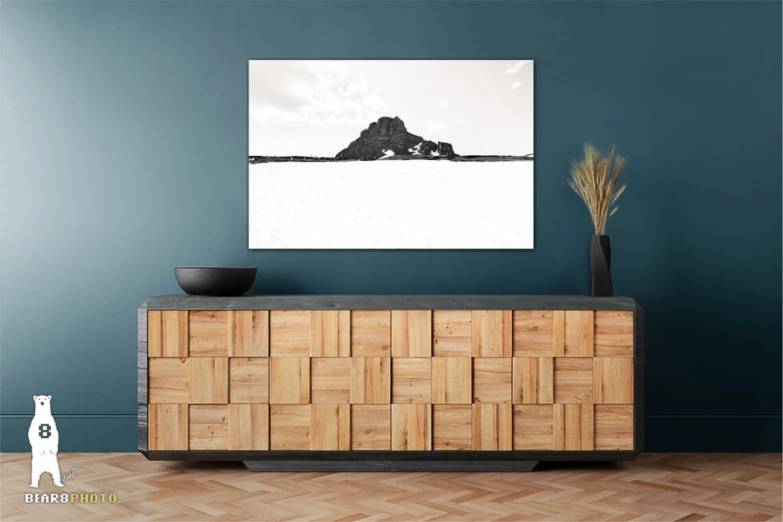 Clements Mountain – Glacier National Park, Montana – Minimalist Landscape Prints