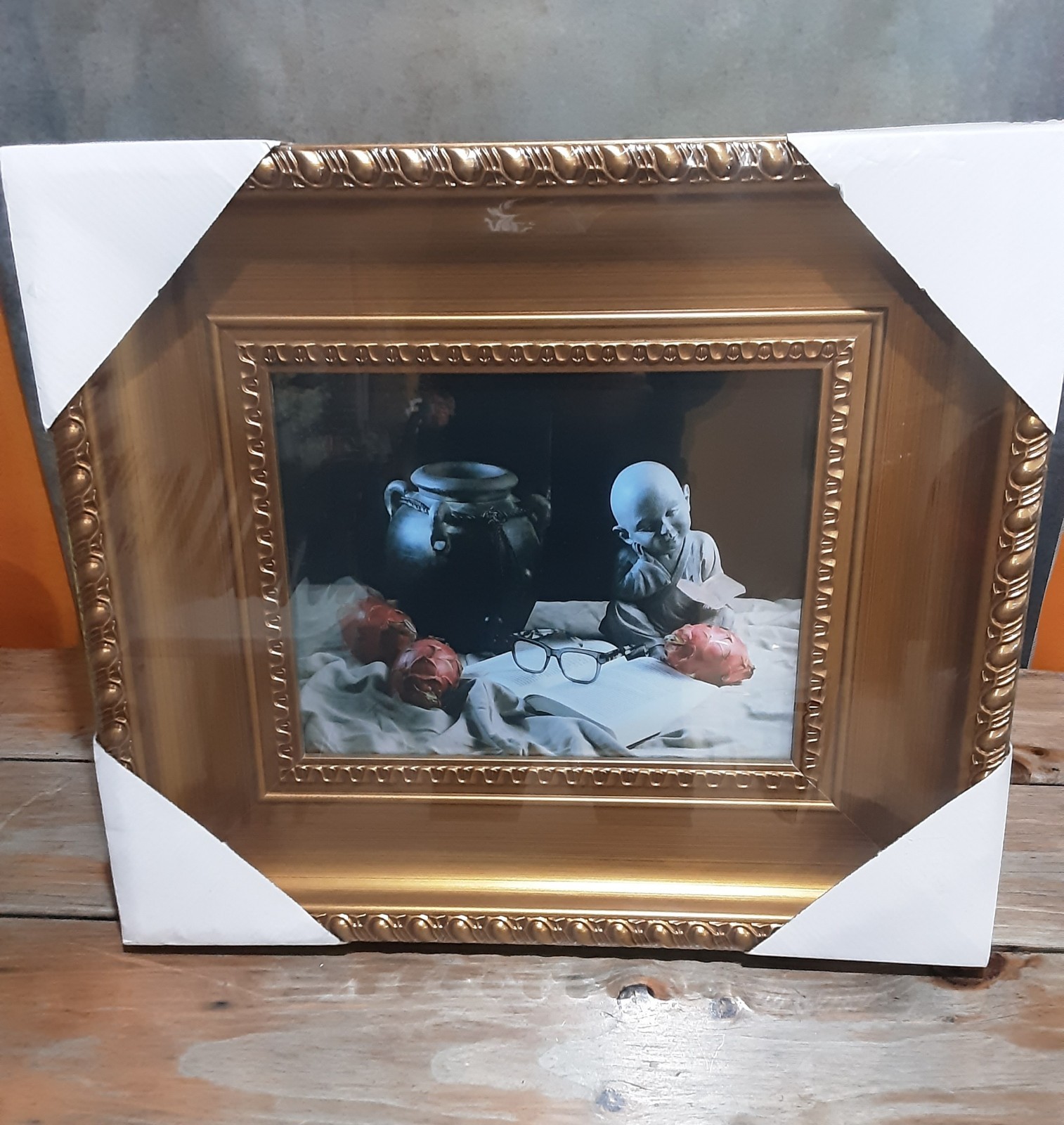 New “Thinker” 11″ x 14″ Framed Photo Art Living Room
