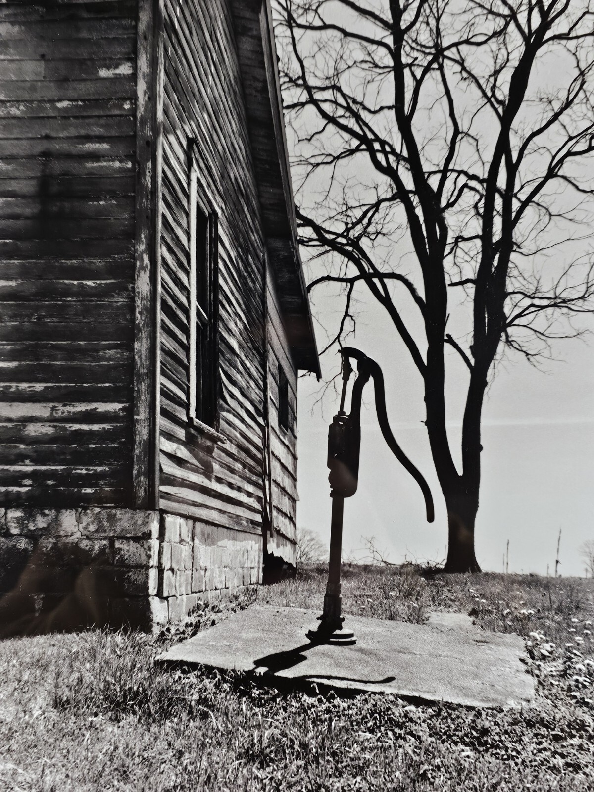Original Signed John Bower 35mm Fine Art B&W Photograph 20×16 Framed Midwest Art