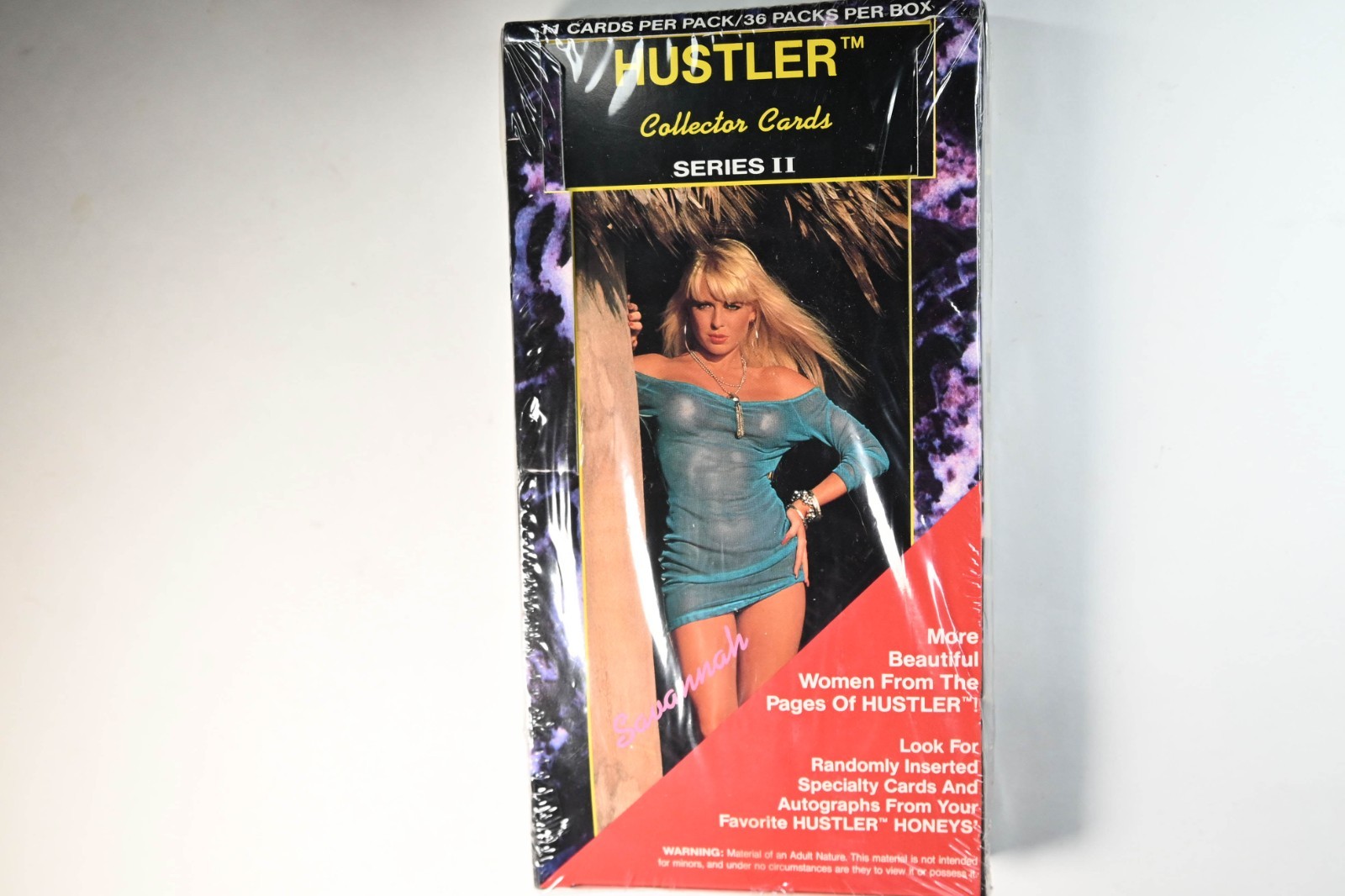 Hustler 1993 Collector Cards Series II Trading Card Pack Box Sealed