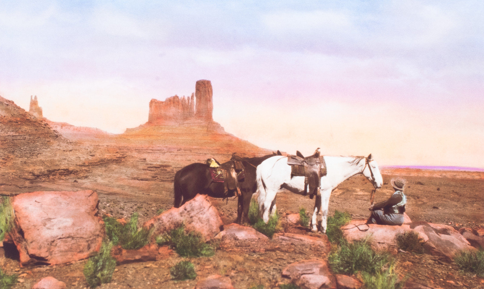 Linda Hanselman Monument Valley Lithograph 20/250 10 1/2 x 17″