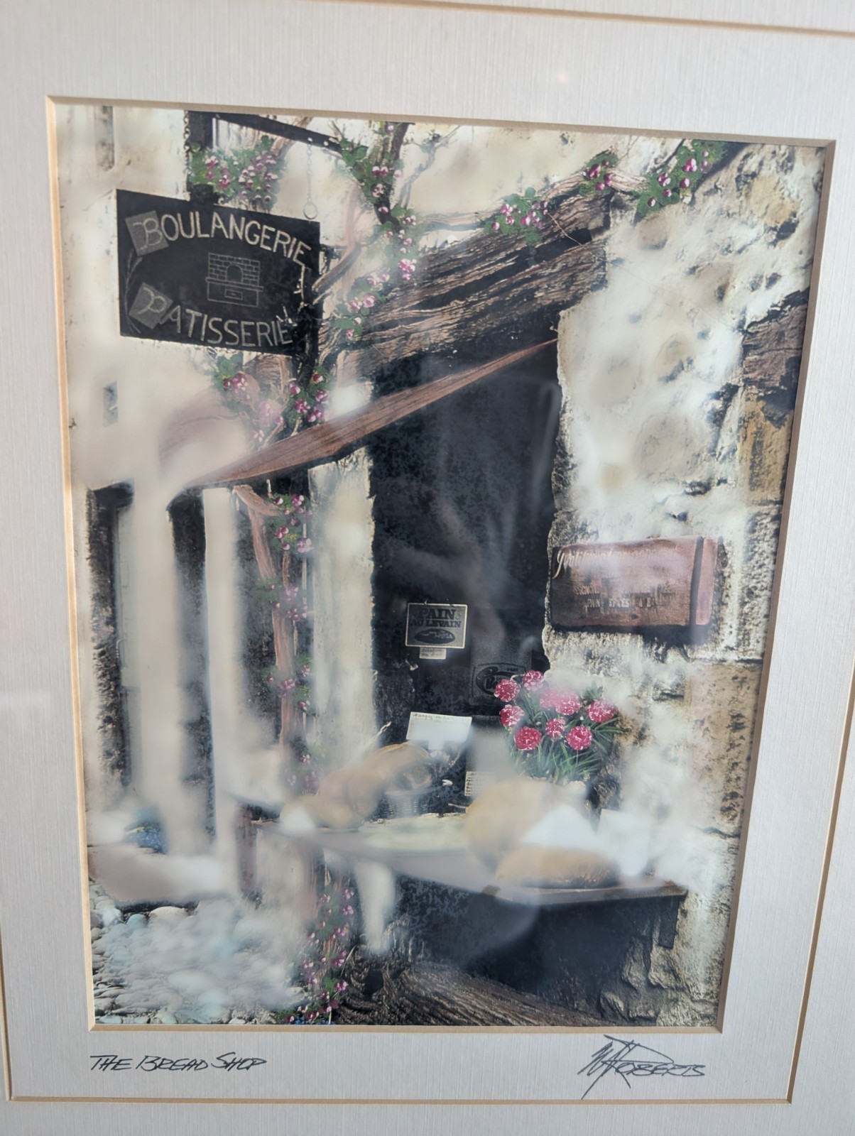 Martin Roberts Framed Signed Photo “The Bread Store”