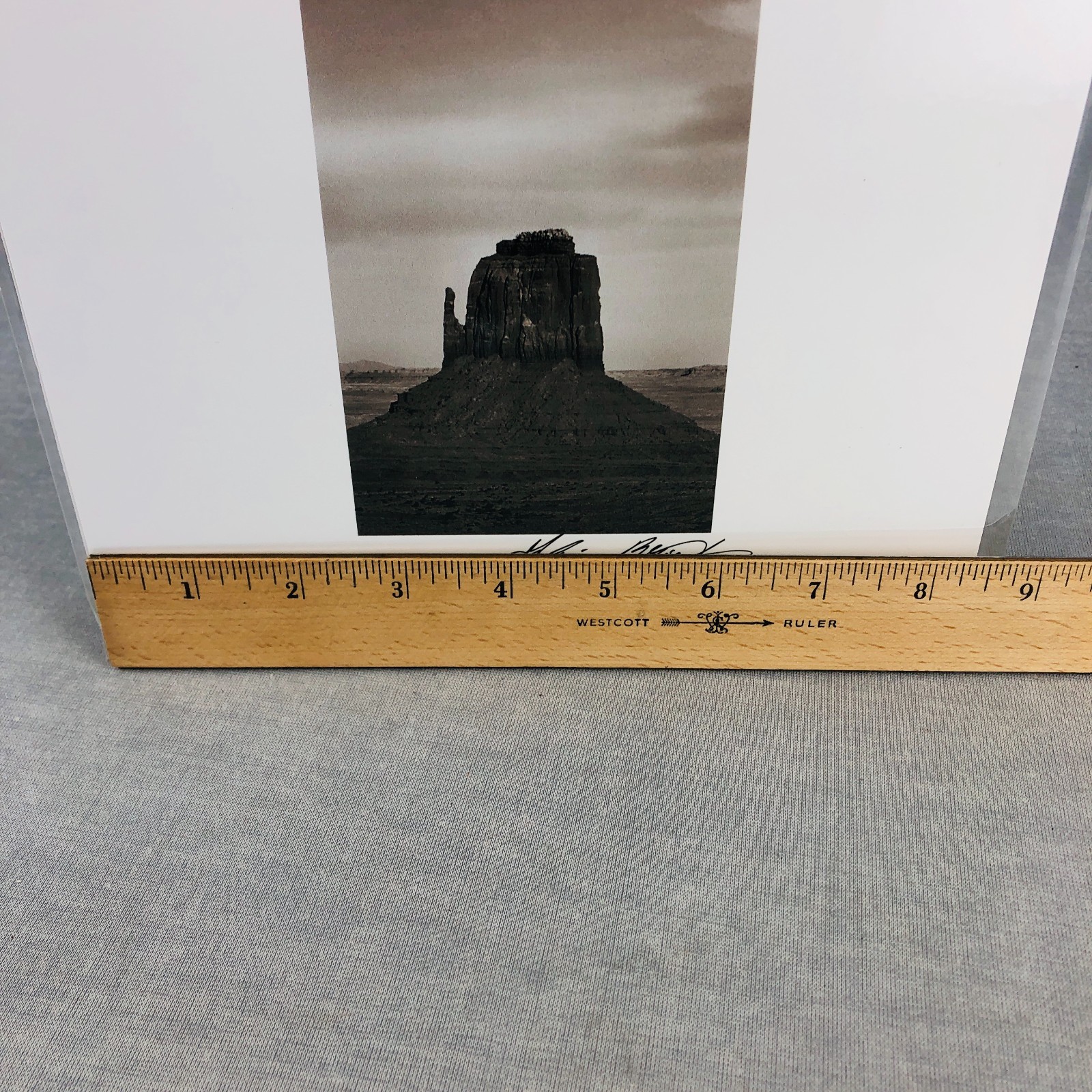 Art Photography Sepia MOONRISE PANORAMA Monument Valley Utah Alain Briot Signed