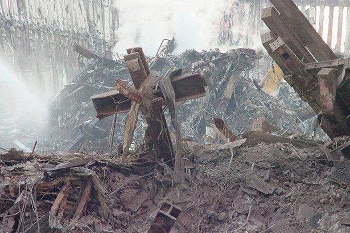 Ground Zero “WTC Cross” Poster Hand-Signed Gary Suson — 9/11 Museum Edition NYC