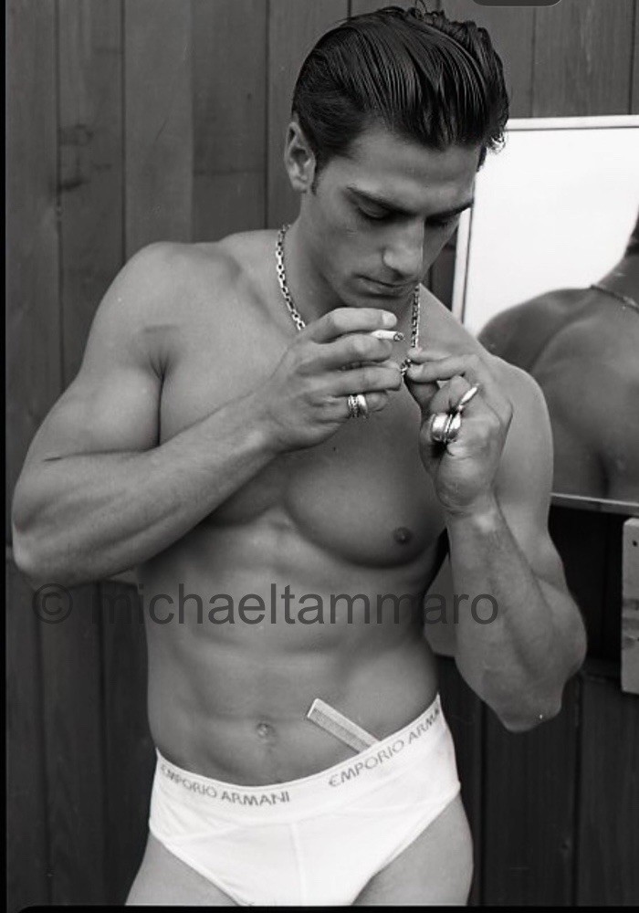 Beautiful image , Rare Photo of Actor / Super Model Michael Bergin / Signed
