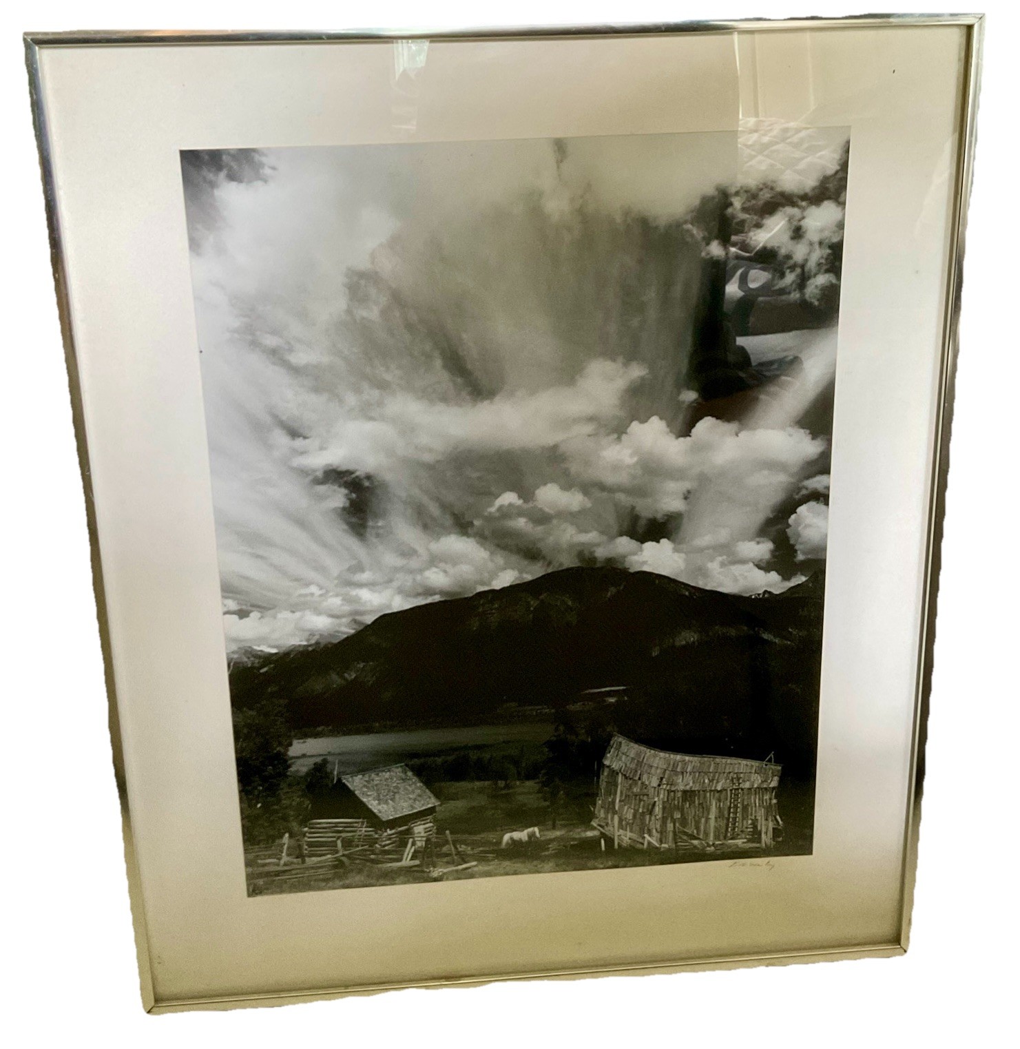 Robert “Bob” Werling -Thunderstorm, Canada -Signed 18 X 14” Photograph 1976